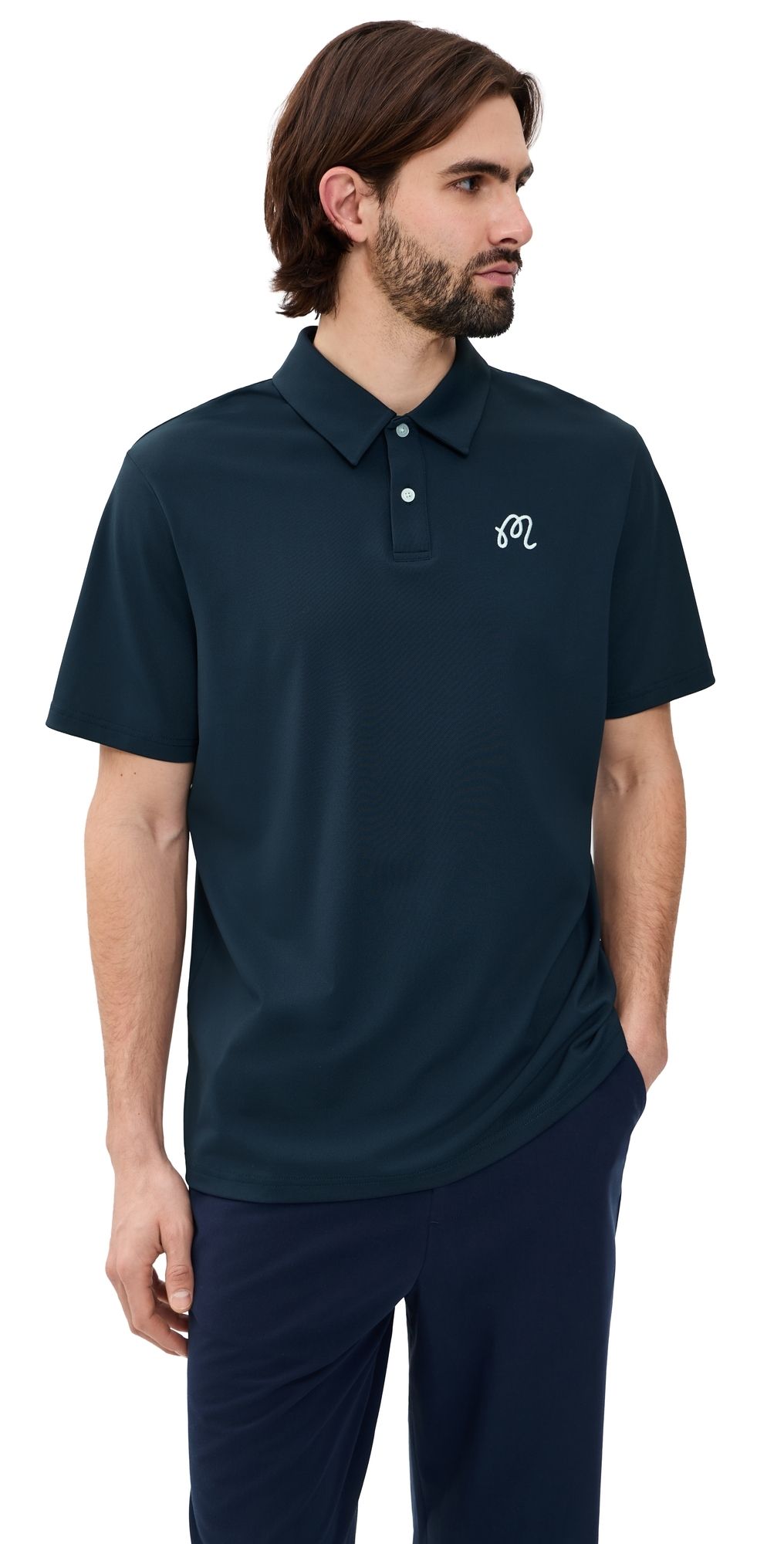 Malbon Golf Fairway Polo Navy XL