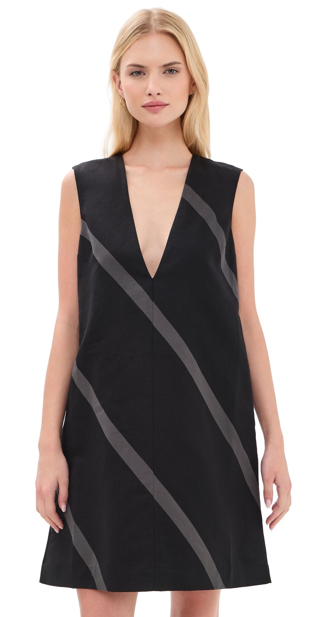 Marimekko Kiuru Basso Dress Black/Dark Grey 46