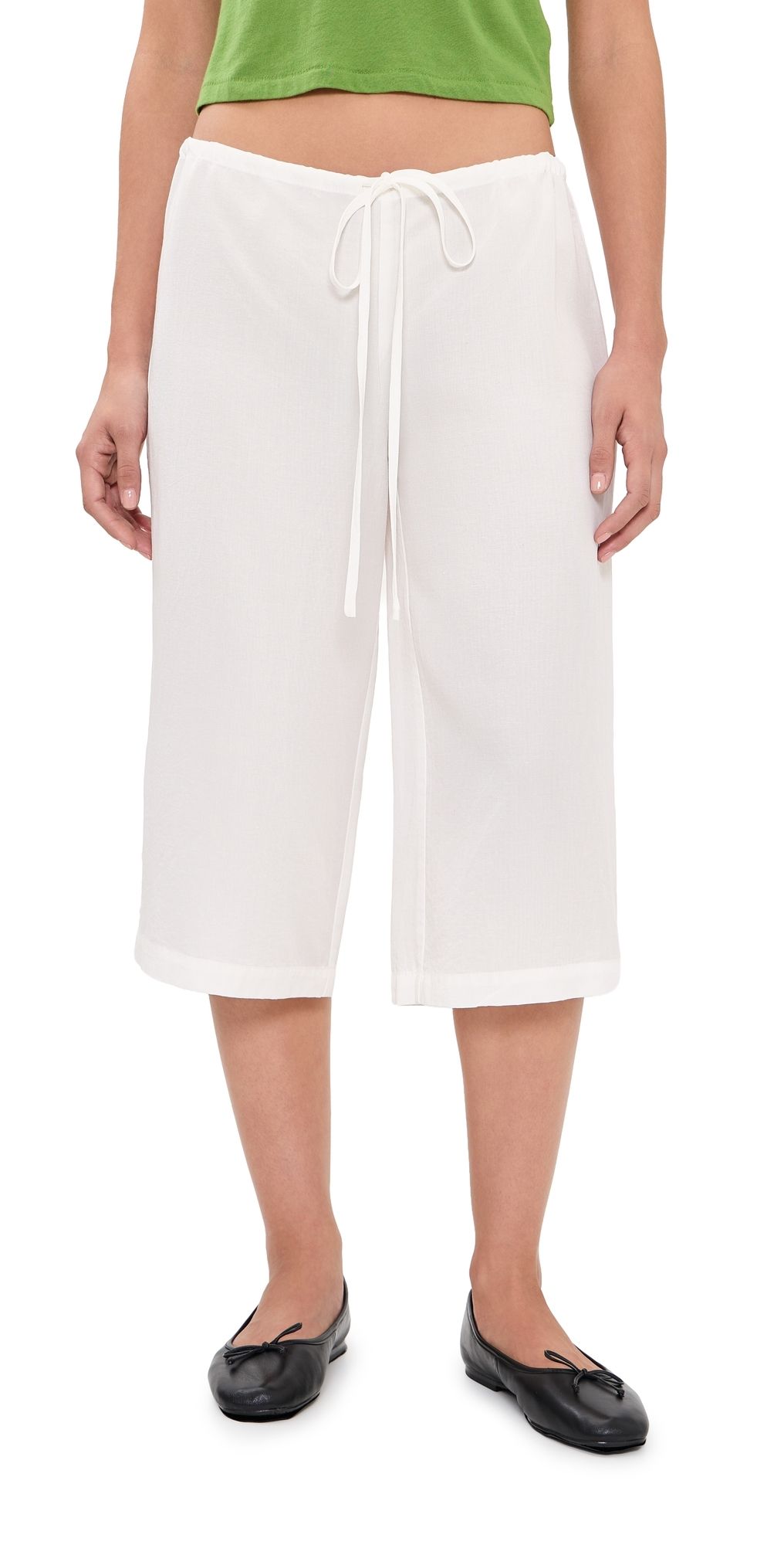 With Jéan Arden Capri Pants White XL