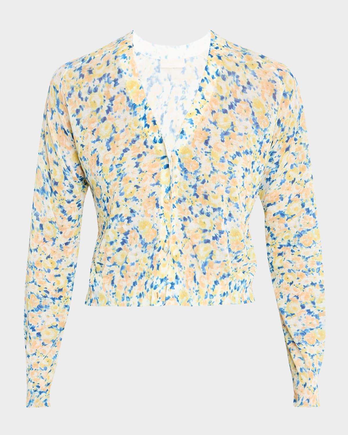 Vivienne Floral Cropped Cardigan
