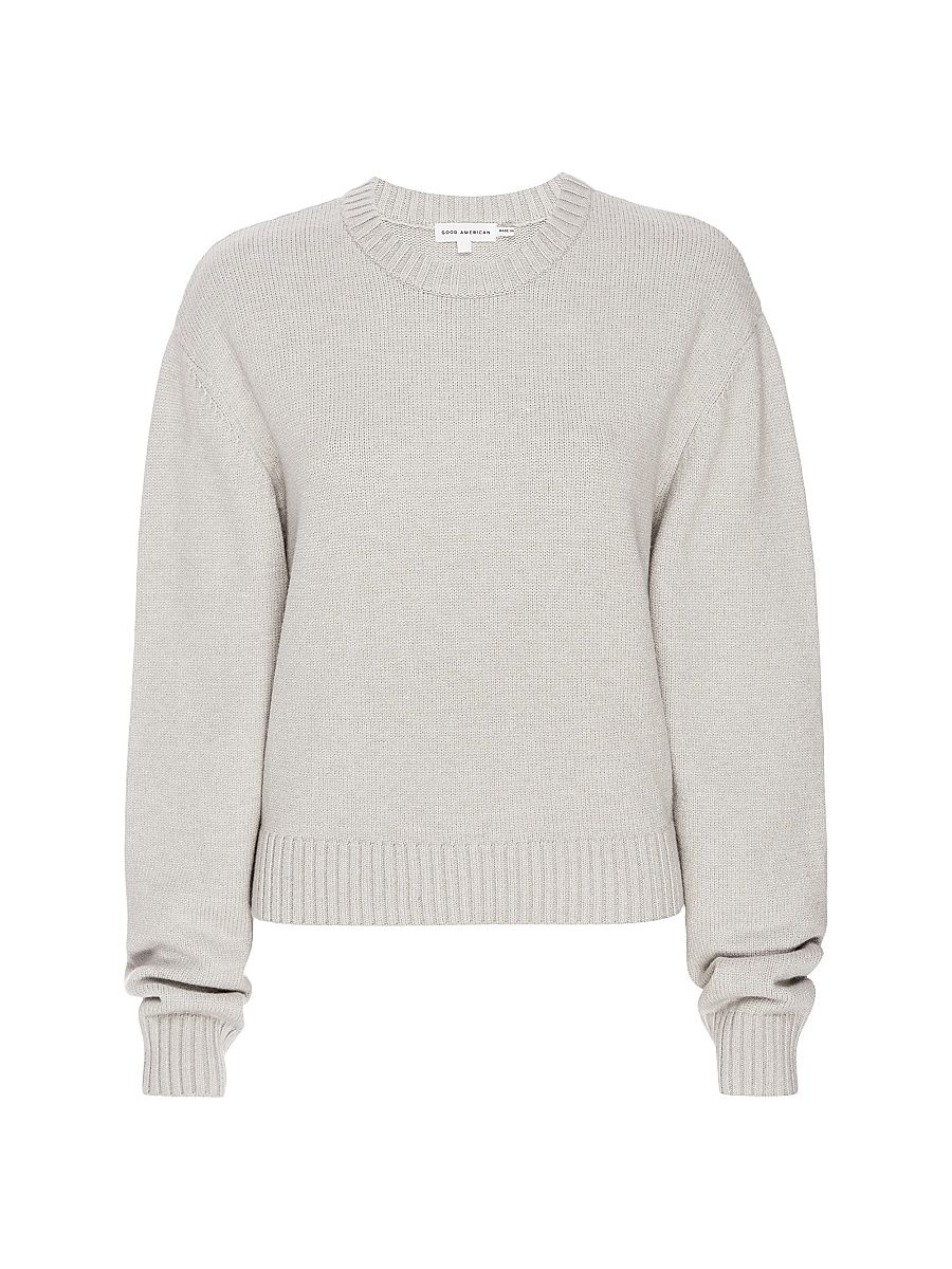 Women's Heavy Cozy Sweater - Heather Grey - Size Small