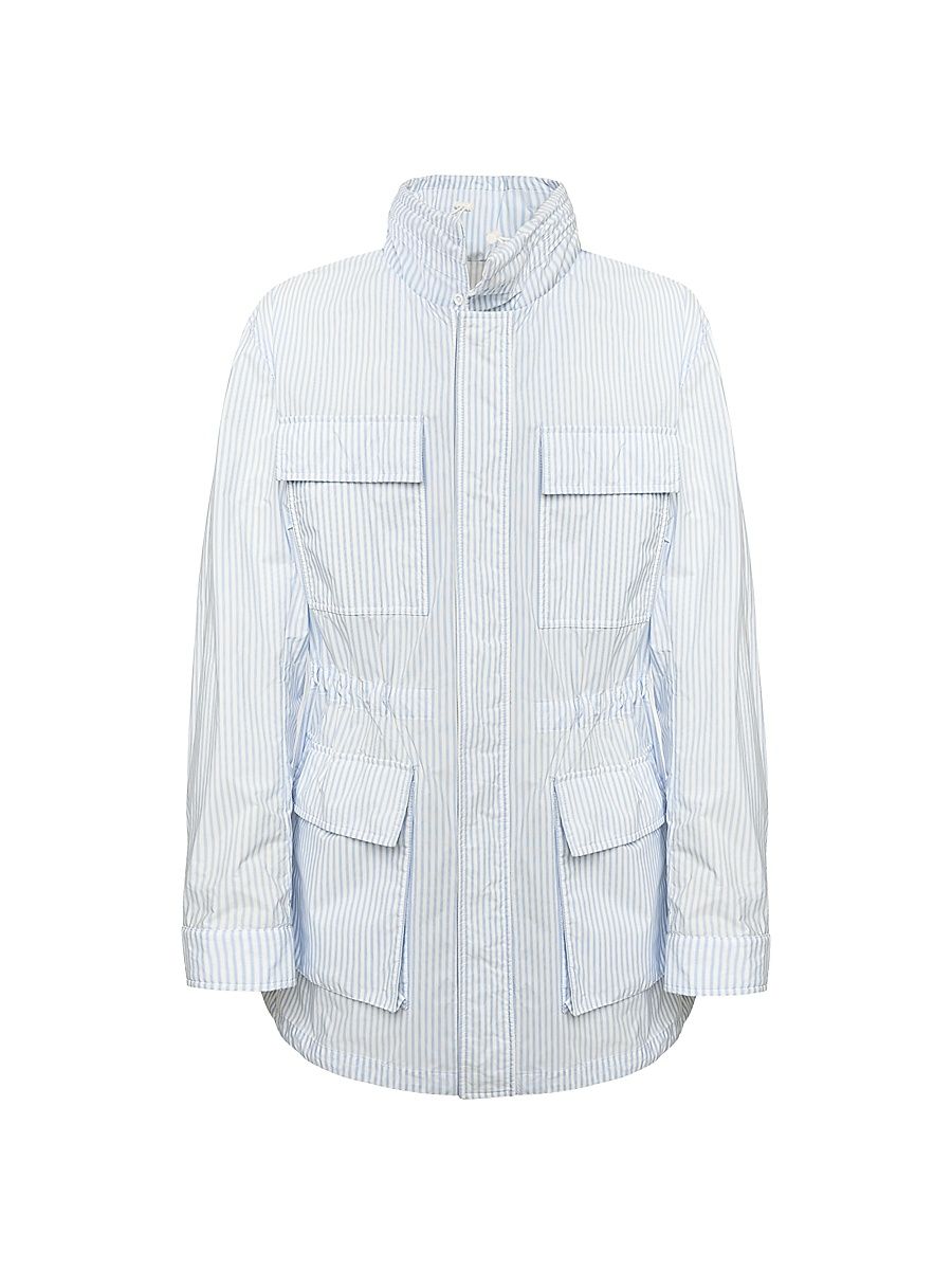 Women's Oversized Field Jacket - Candido Fog Blue - Size 12