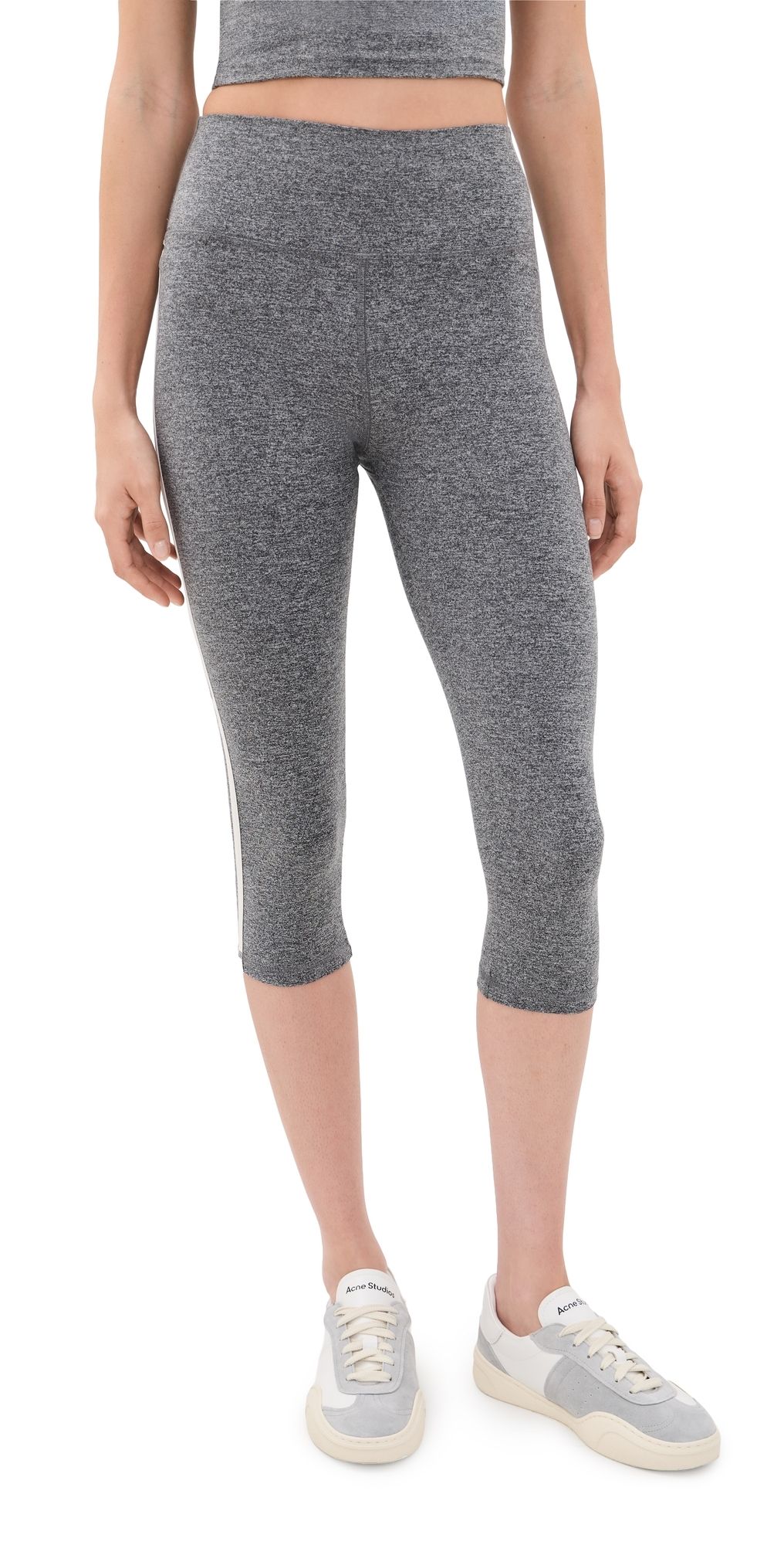 Strut This The Gigi Capri Leggings Heather Grey L