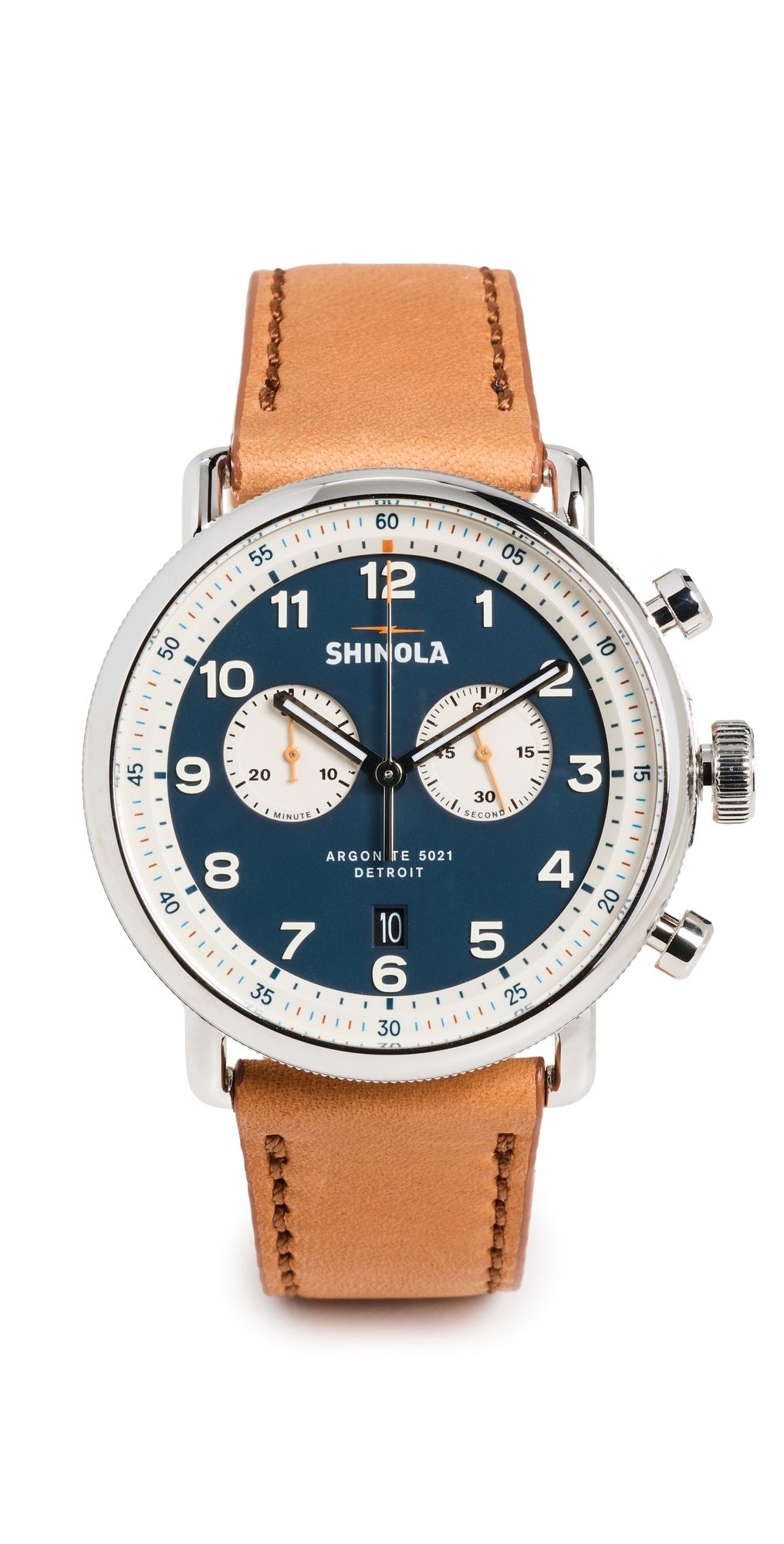 Shinola Canfield C56 43mm Watch cntnetlblu 43mm