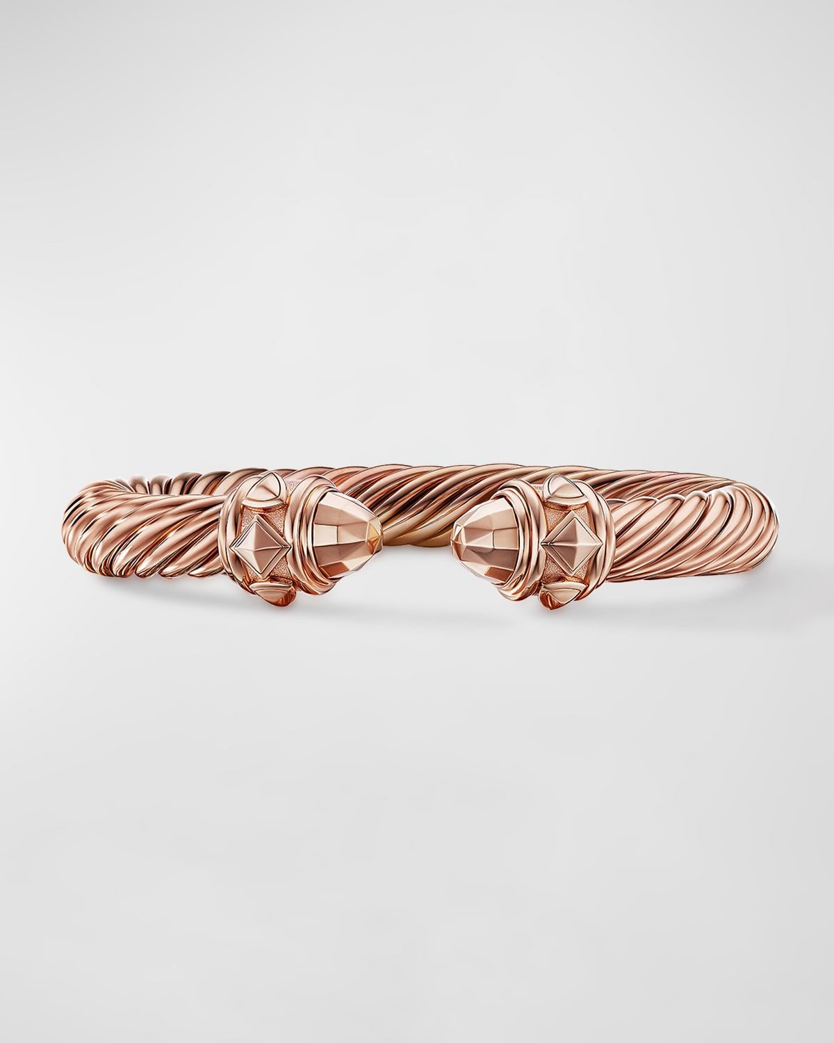 Renaissance Cable Bracelet in 18K Rose Gold, 9mm