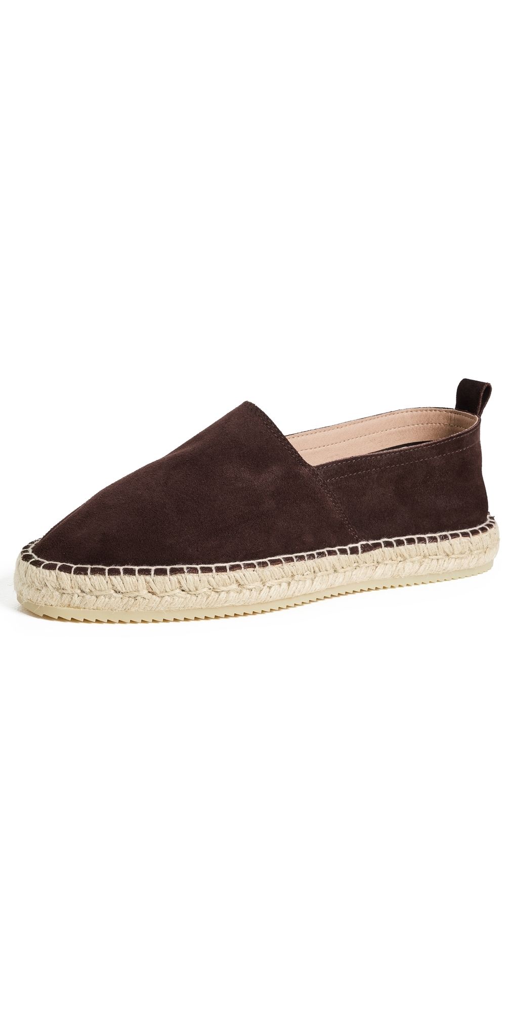 Frescobol Carioca Helio Suede Espadrilles Dark Brown 46