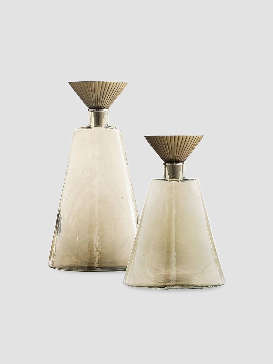 Mariah 2-Piece Decanter Set - Gold