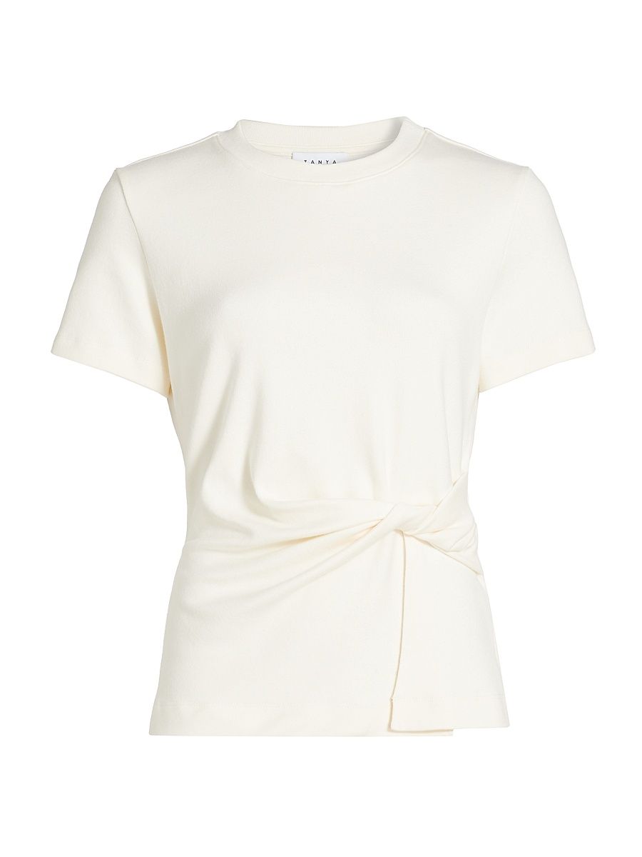 Women's Carlita Tucked Top - Cream - Size Medium