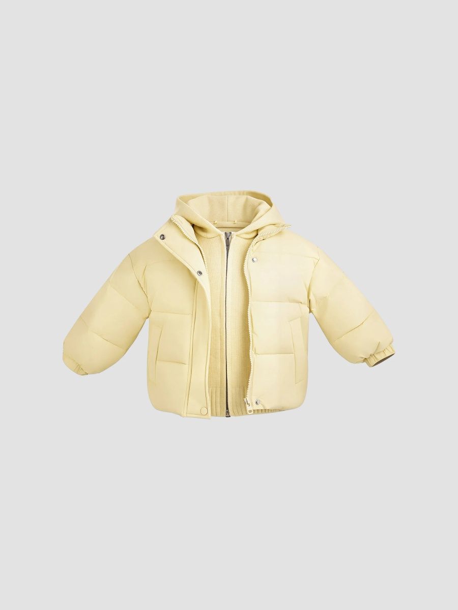 Mimi Tutu Girl's Little Girl's & Girl's 2-in-1 Puffer Jacket - Yellow - Size 8