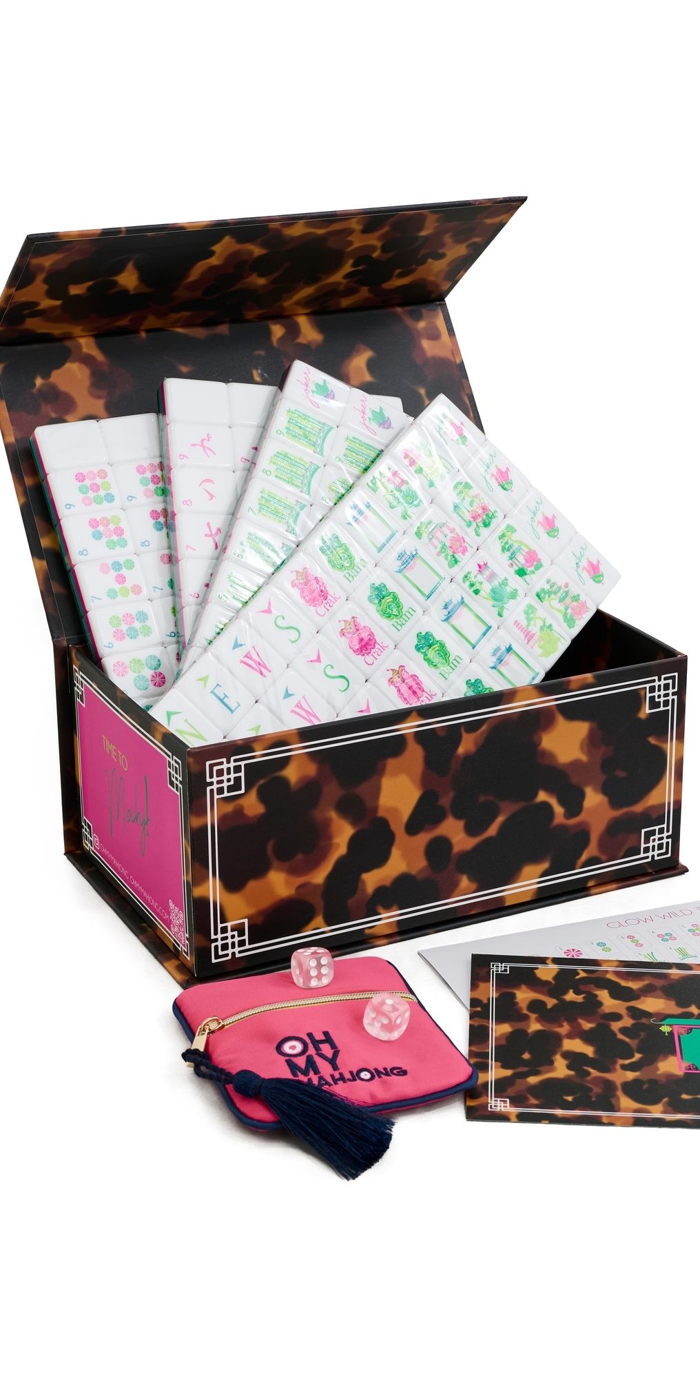 Oh My Mahjong Glow Tiles Glow Wild Brown One Size