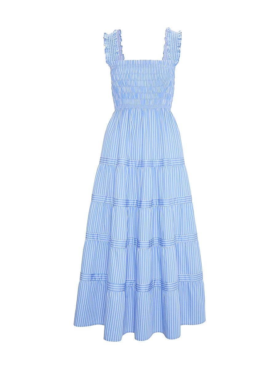 Women's The Kimmy Nap Dress - Blue Stripe - Size XXXL