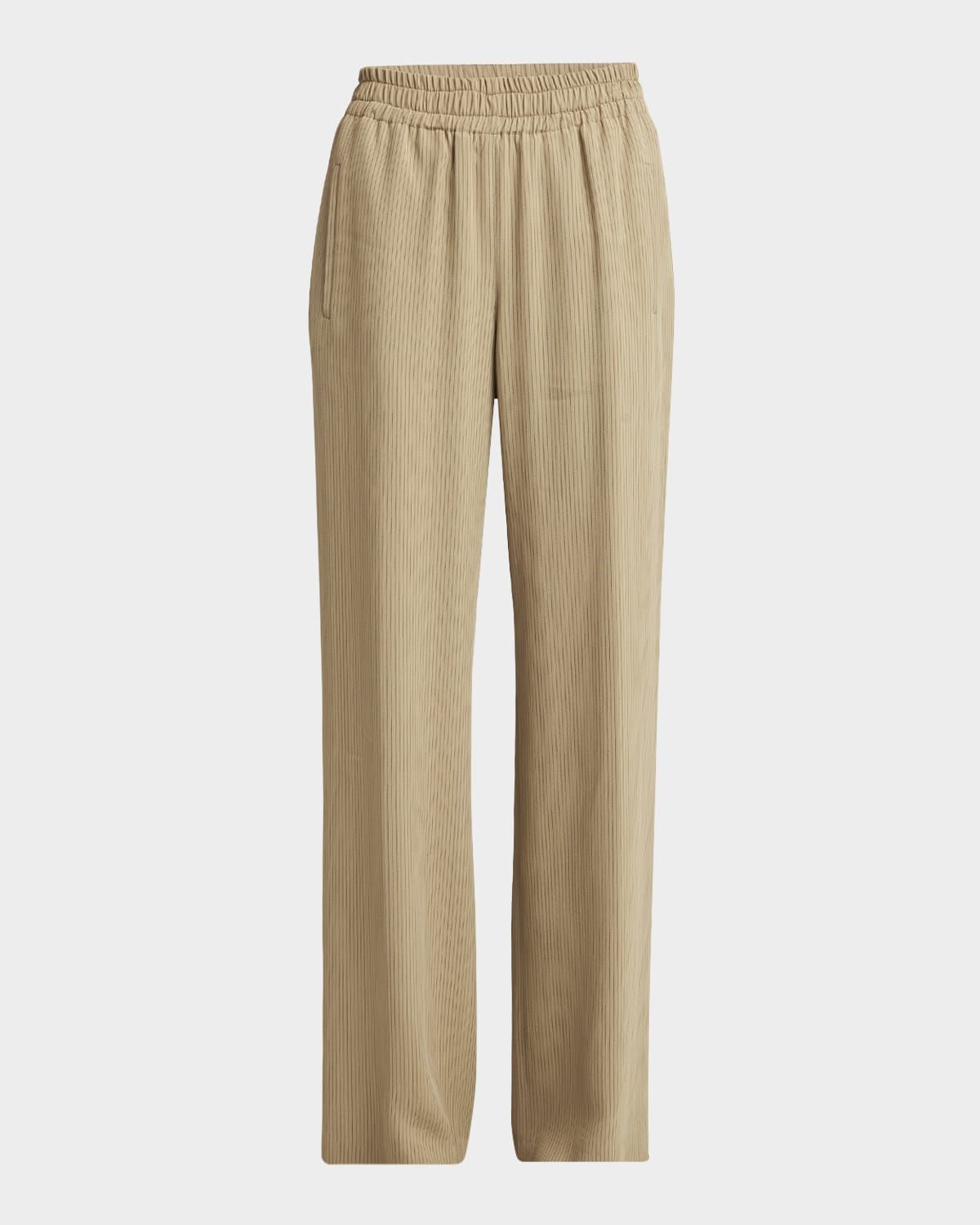 Journey Pinstripe Pull-On Pants