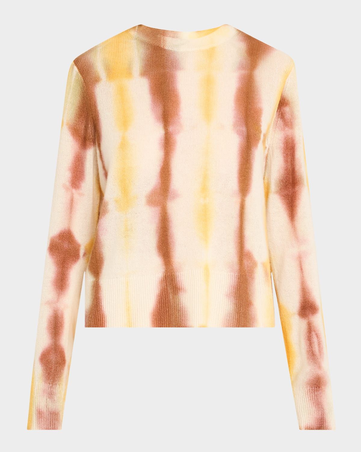 Tie-Dye Crewneck Cashmere Sweater
