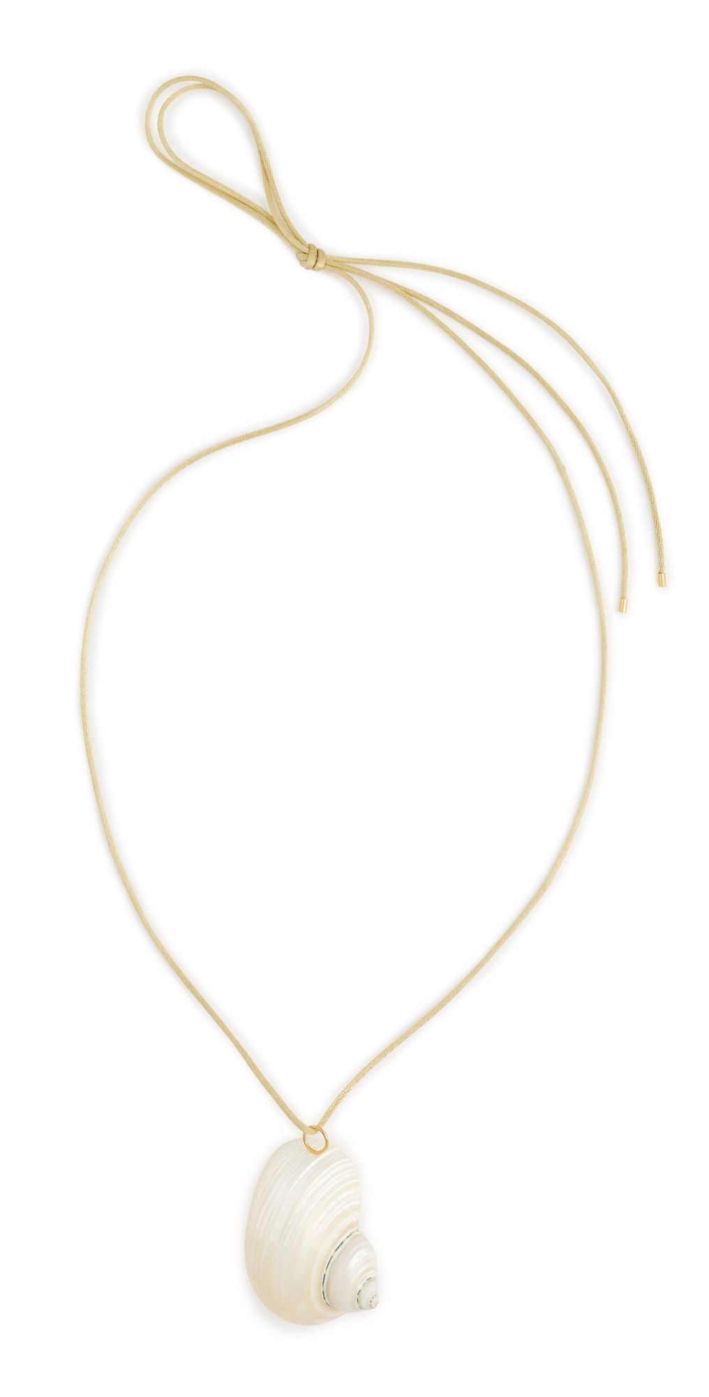 Anni Lu Shell On A String Necklace Vanilla One Size