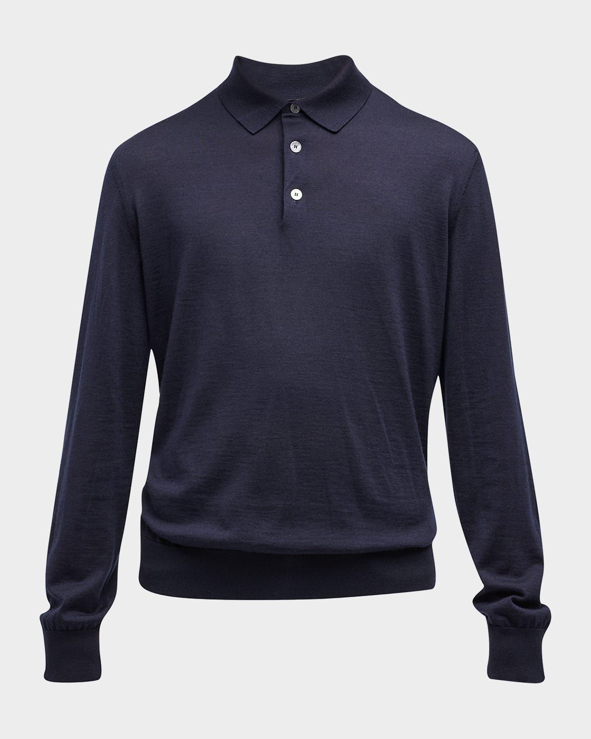 Men & apos;s Cashmere-Silk Polo Sweater