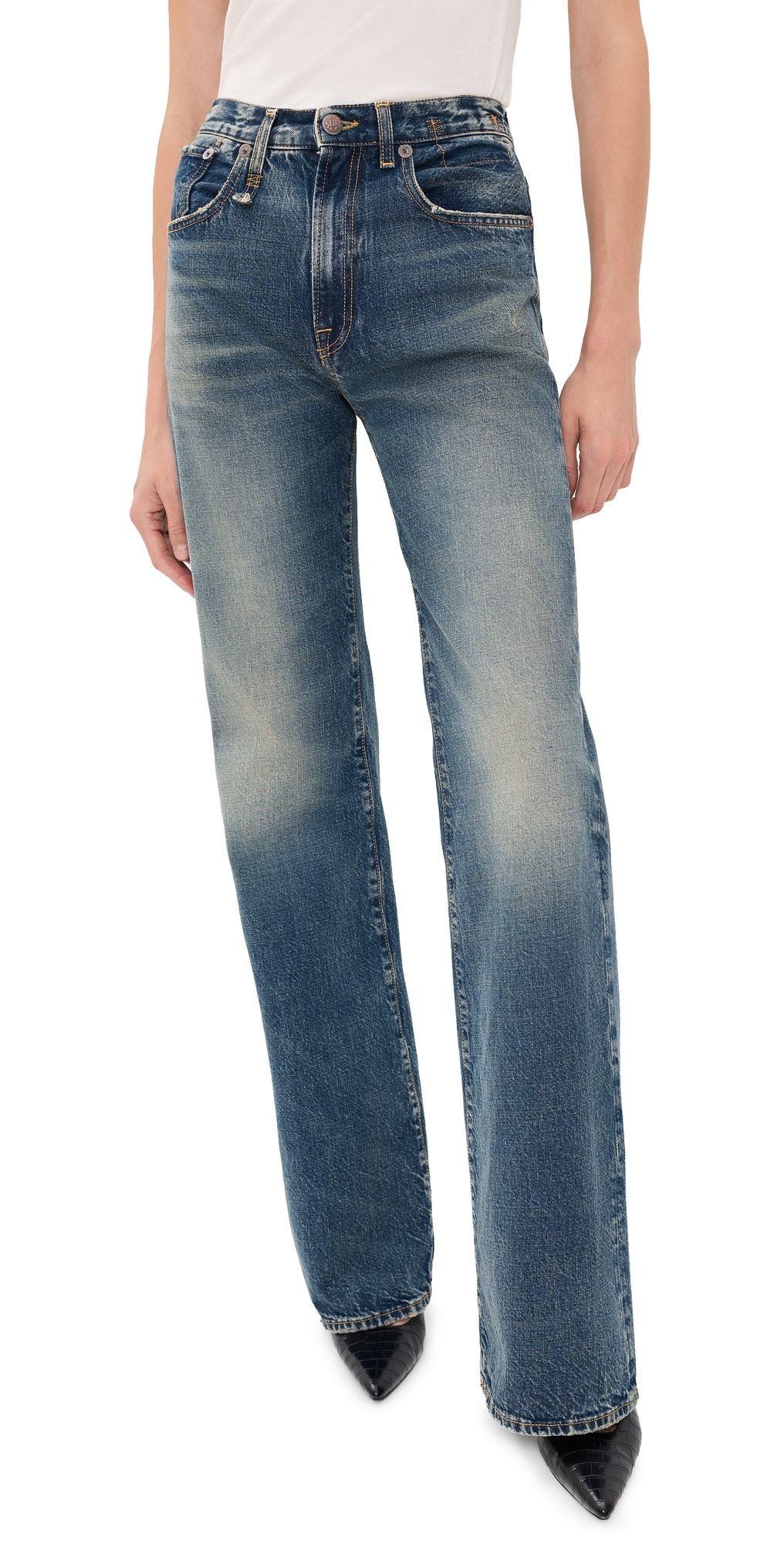 R13 Jane Jeans Bowery Indigo 26