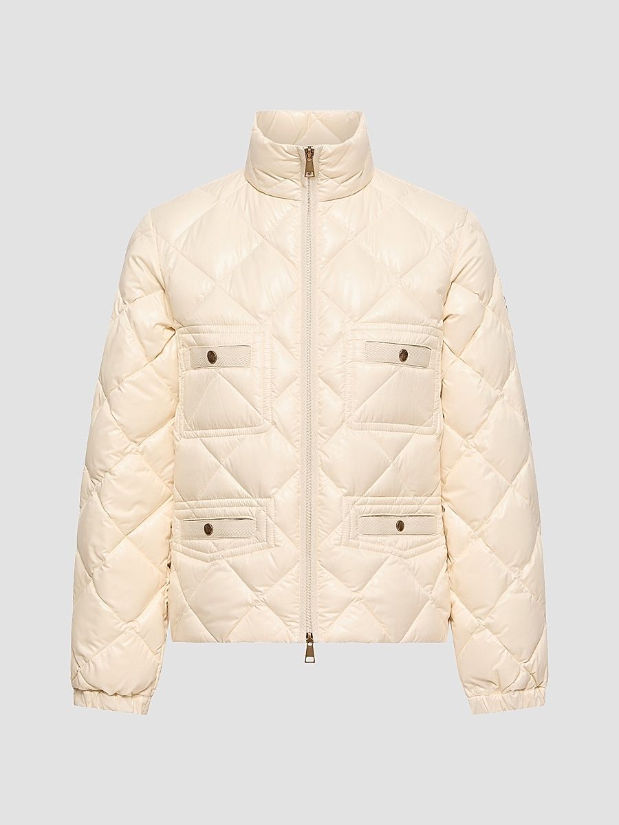 Women's Lavaret Puffer Coat - White Ivory - Size XXL
