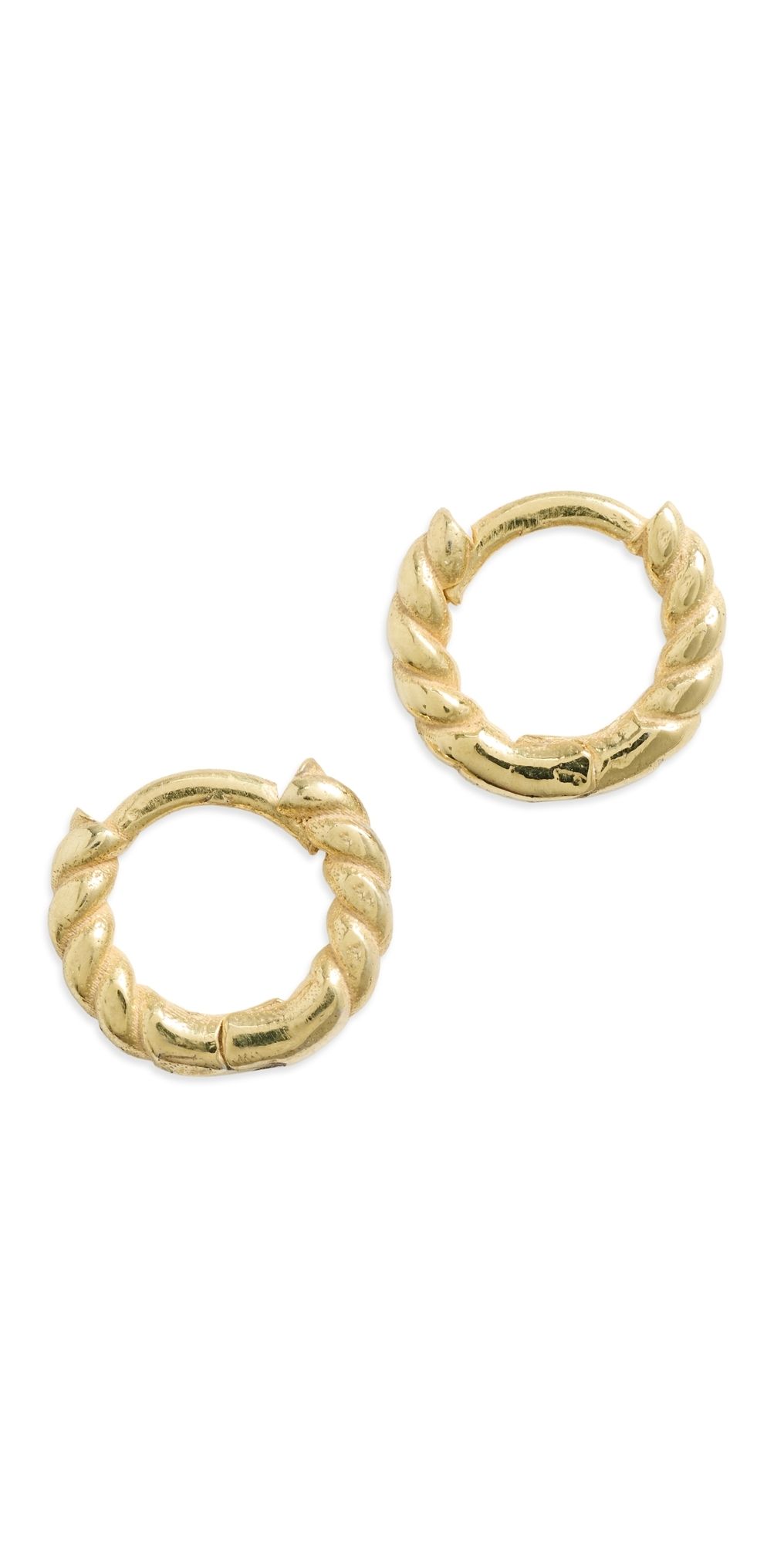 SHASHI Petite Rope Huggies Gold One Size