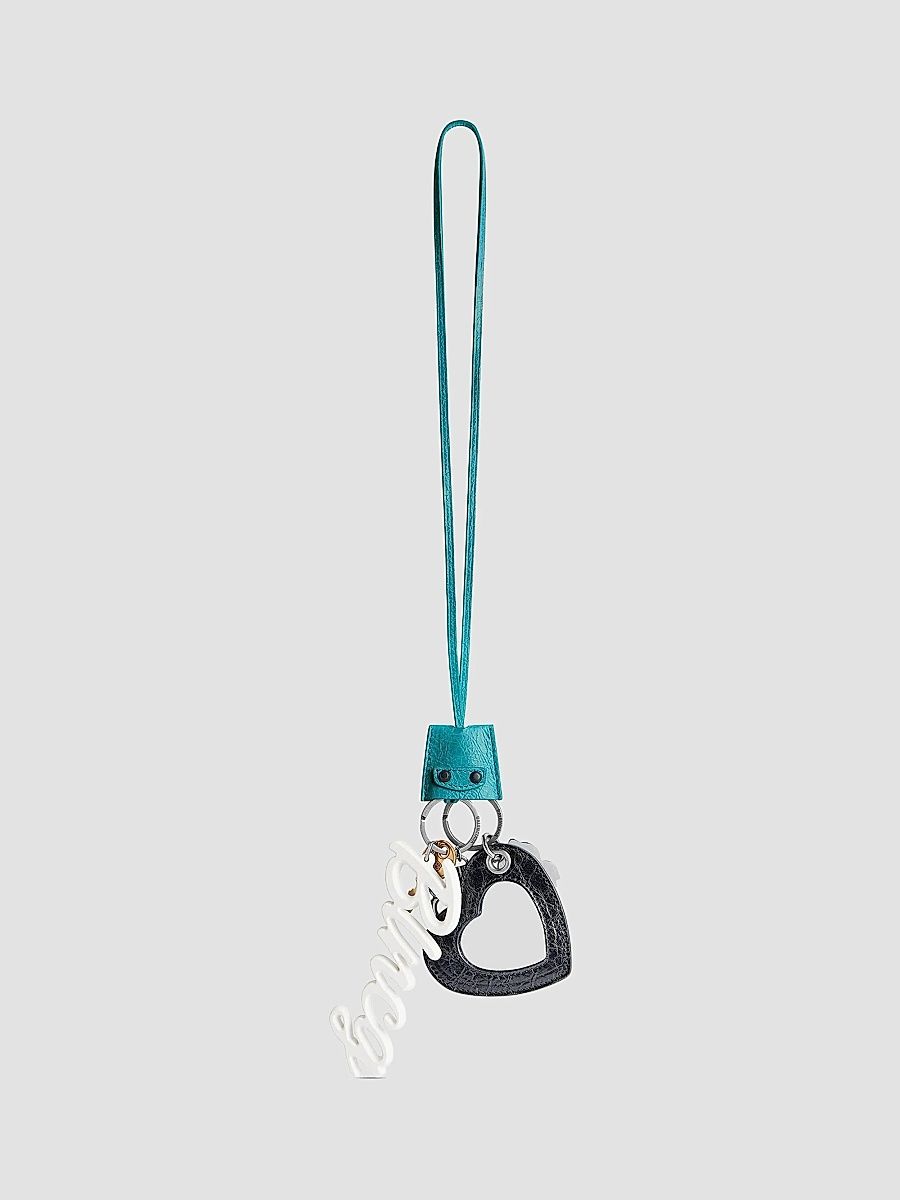 Balenciaga Women's Le City Charm Heart - Turquoise
