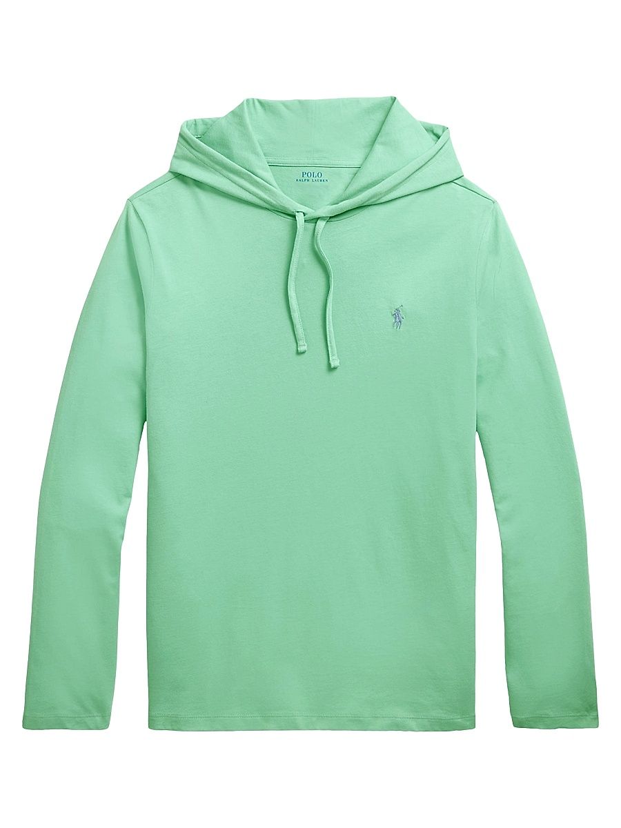Men's Jersey Hooded T-Shirt - Celadon - Size XXL
