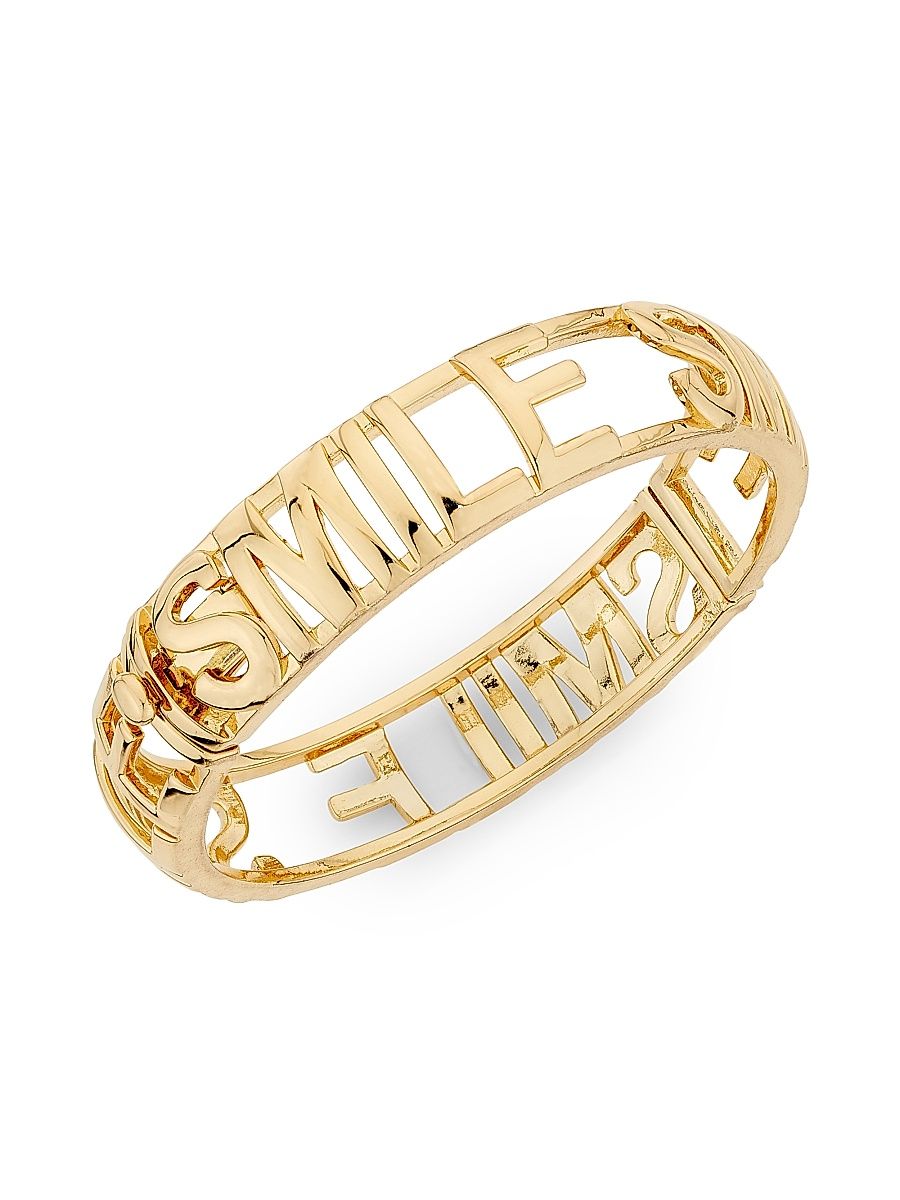 Women's Expression Goldtone Bracelet - Love