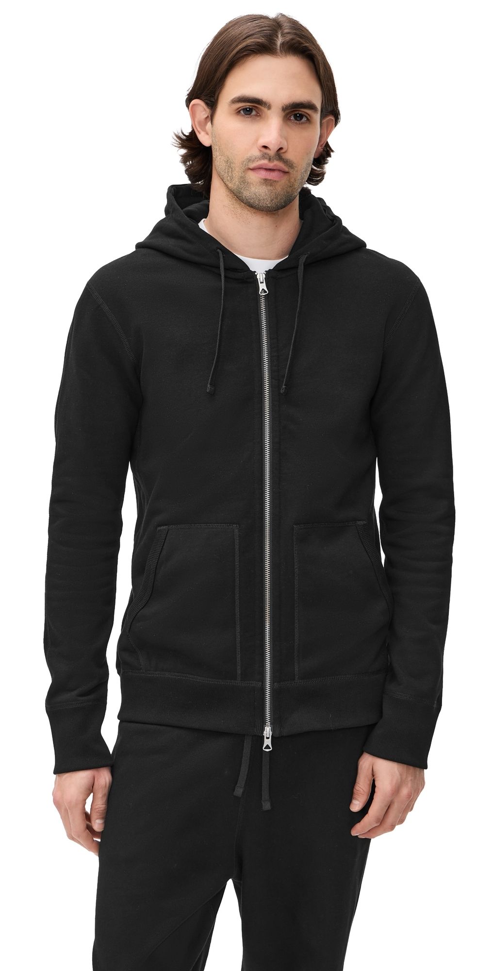 Reigning Champ Midweight Slim Zip Hoodie Black XL