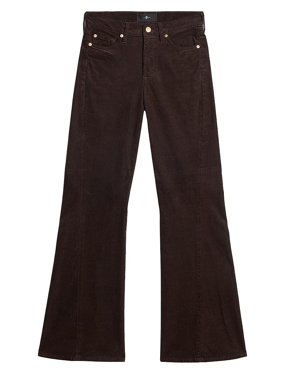 Women's Twisted Dojo Tailorless Flared Corduroy Pants - Corduroy Coffee - Size 31