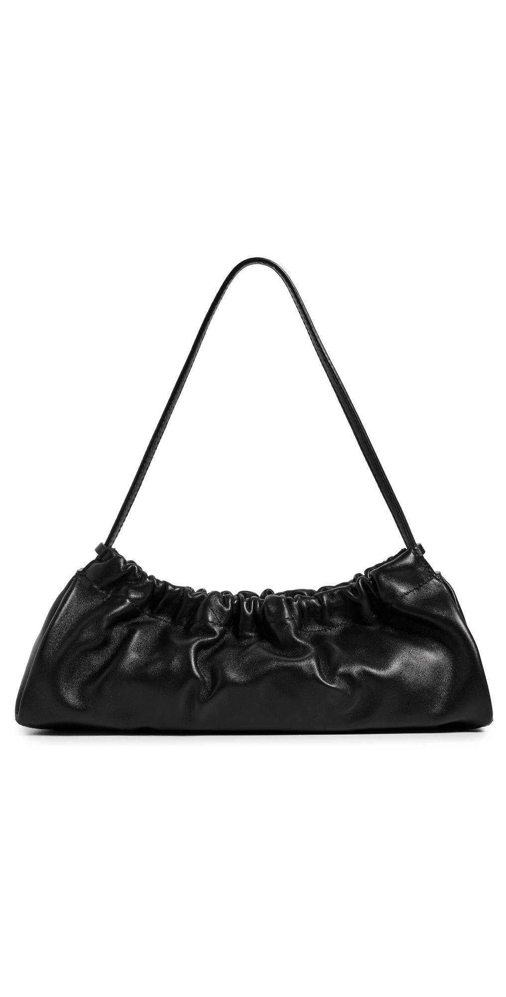 Madewell Ruched Clutch True Black One Size