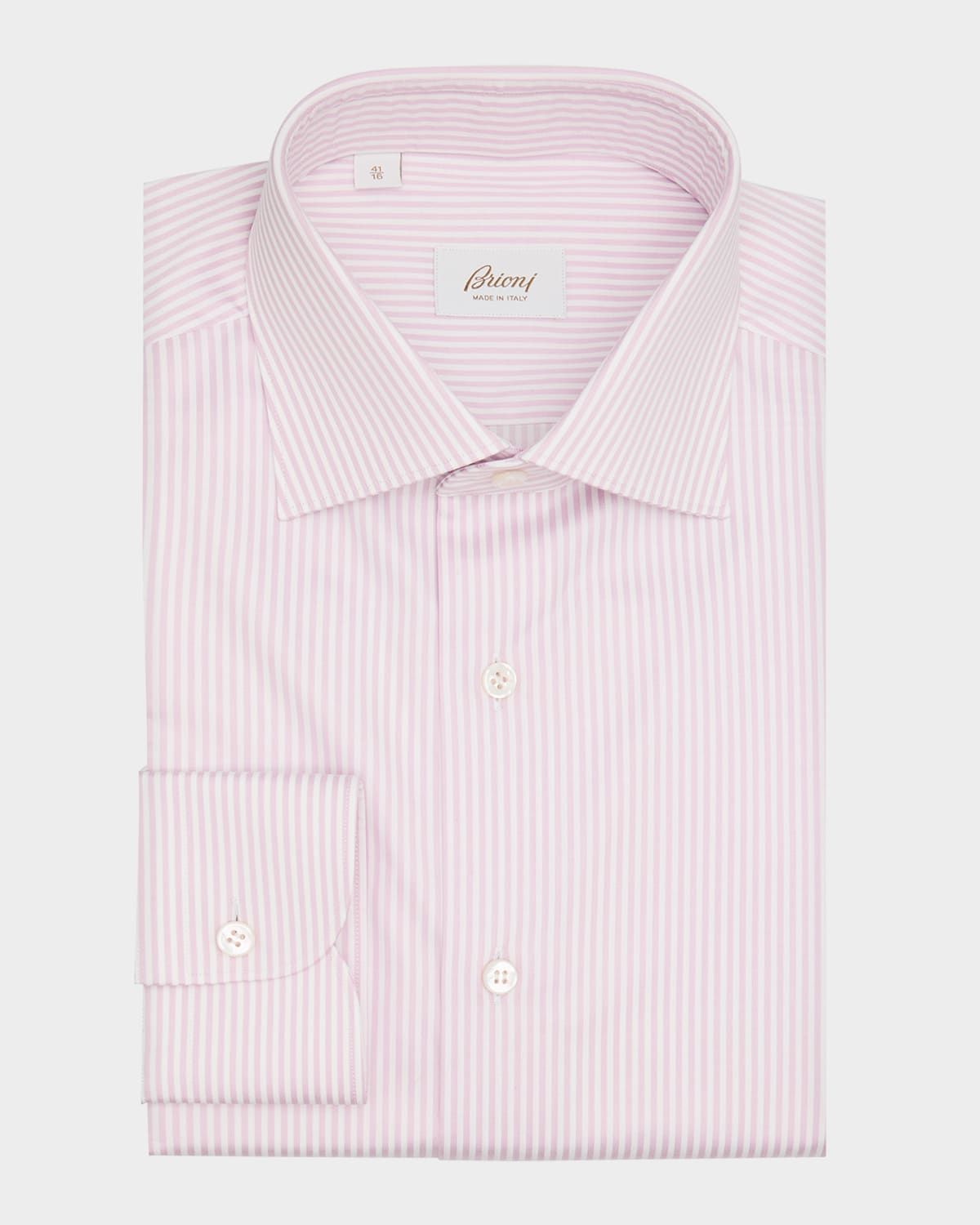 Men & apos;s Cotton Bengal Stripe Dress Shirt