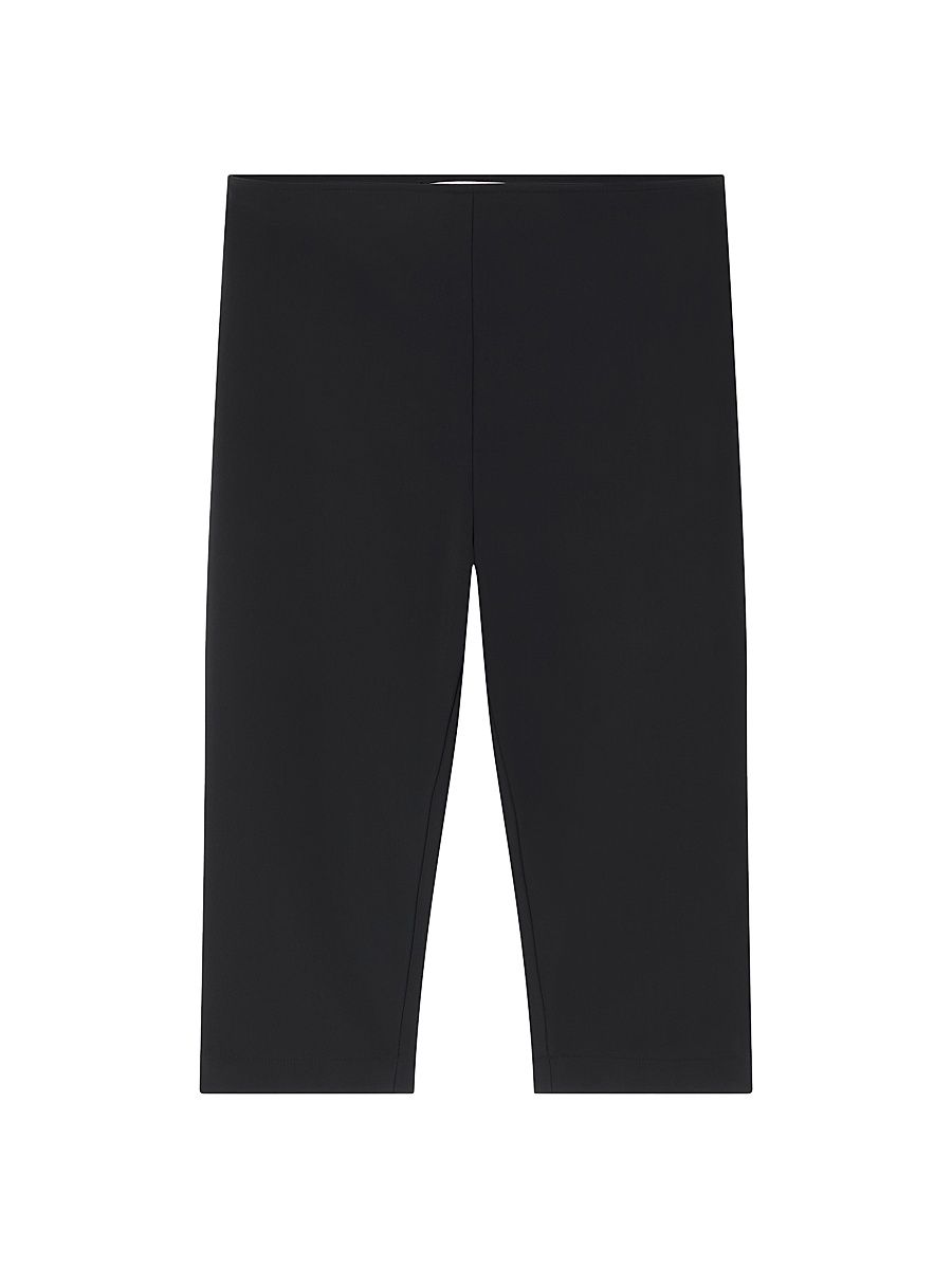 Women's Capri Scuba Trousers - Black - Size 10