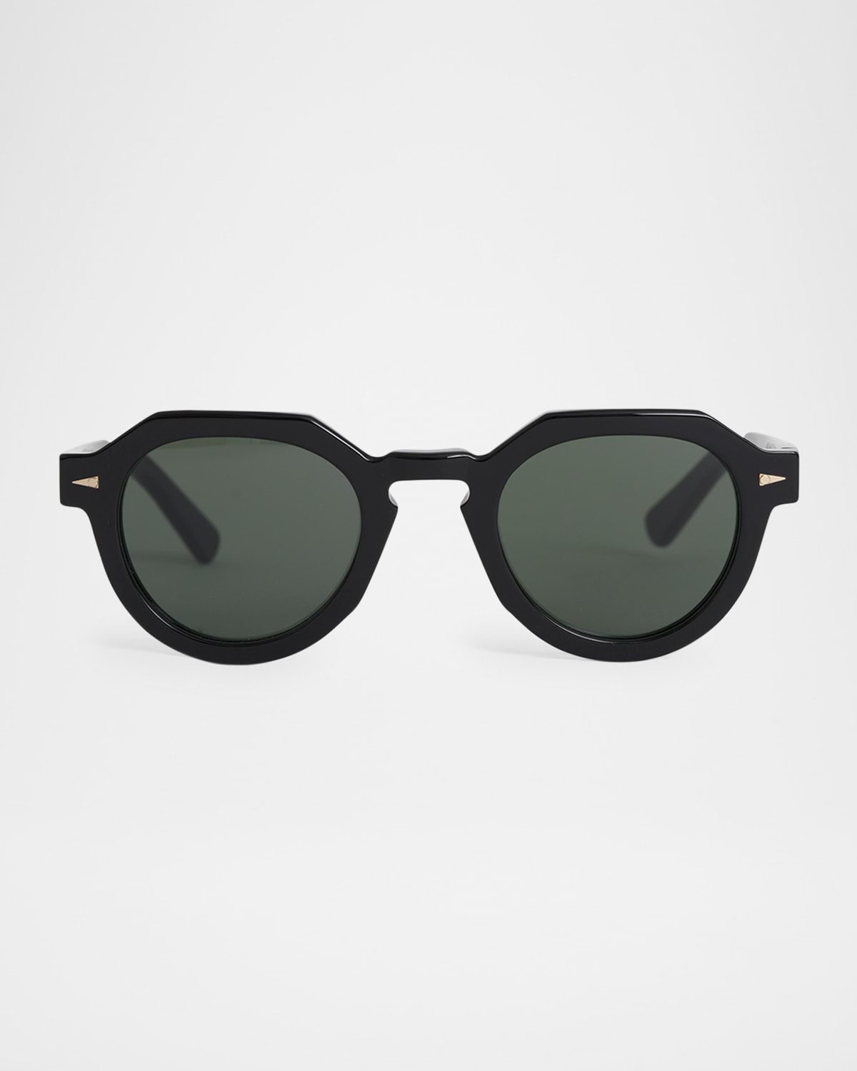 Grenelle Acetate & Nylon Round Sunglasses