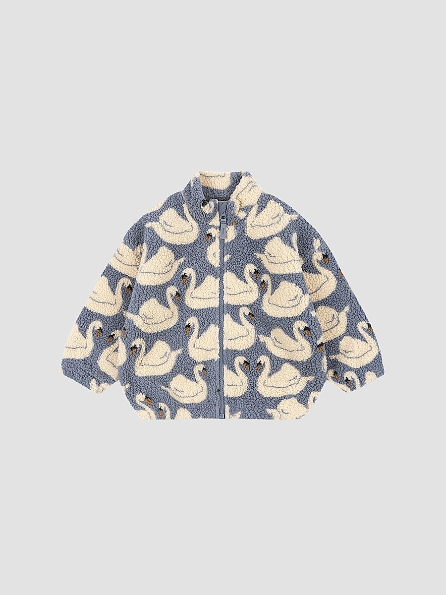 Baby Girl's, Little Girl's & Girl's Jody Teddy Jacket - Swan - Size 7