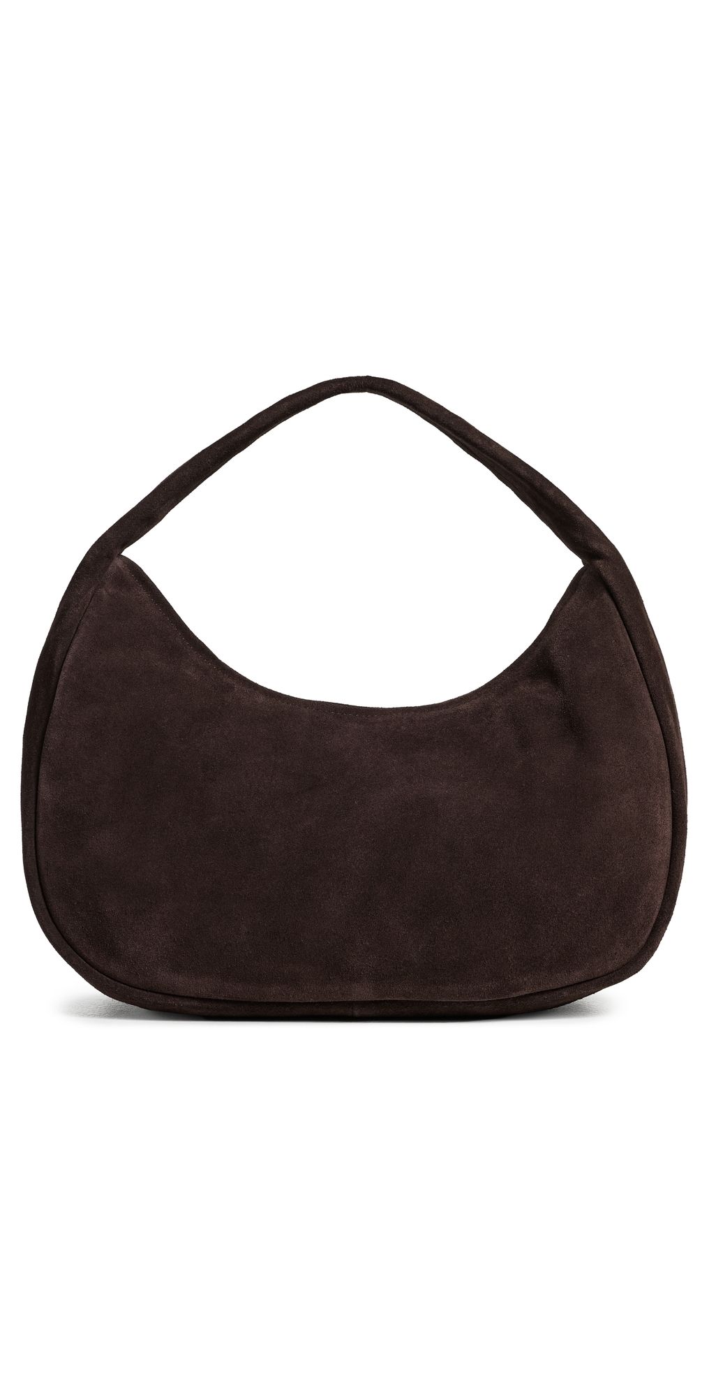 St. Agni Suede Large Bon Bon Bag Coffee One Size