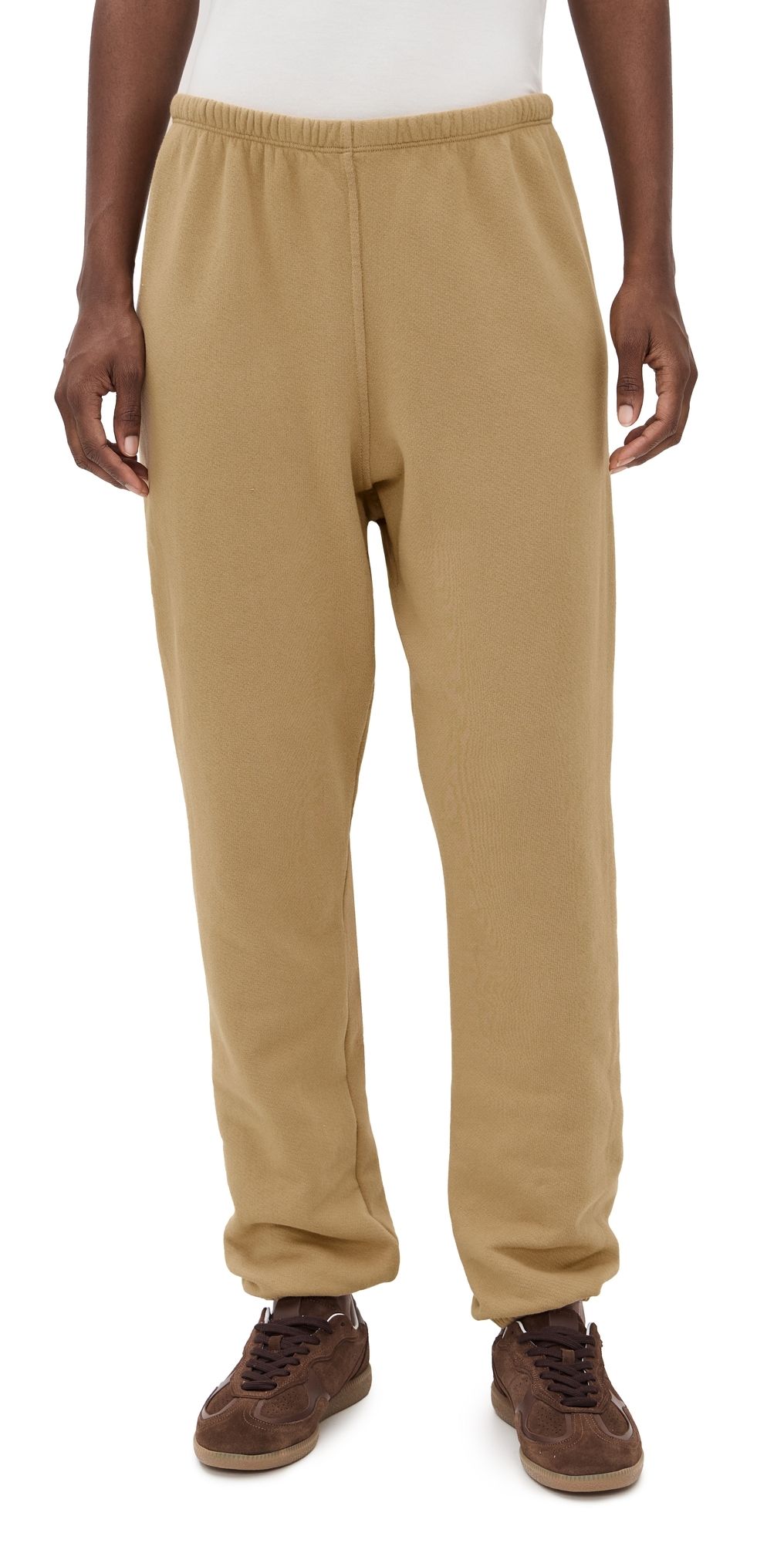 perfectwhitetee Fleece Easy Sweatpants Suede S