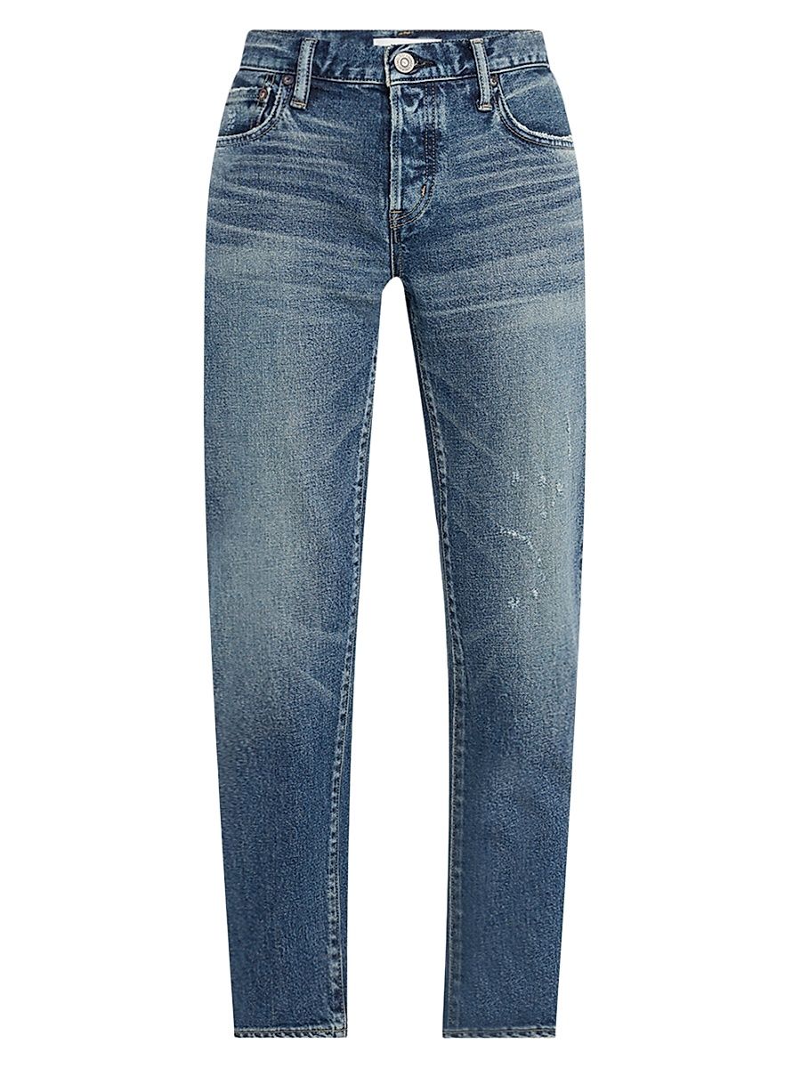 Women's Brickell Mid-Rise Stretch Slim-Straight Ankle Jeans - Blue - Size 29