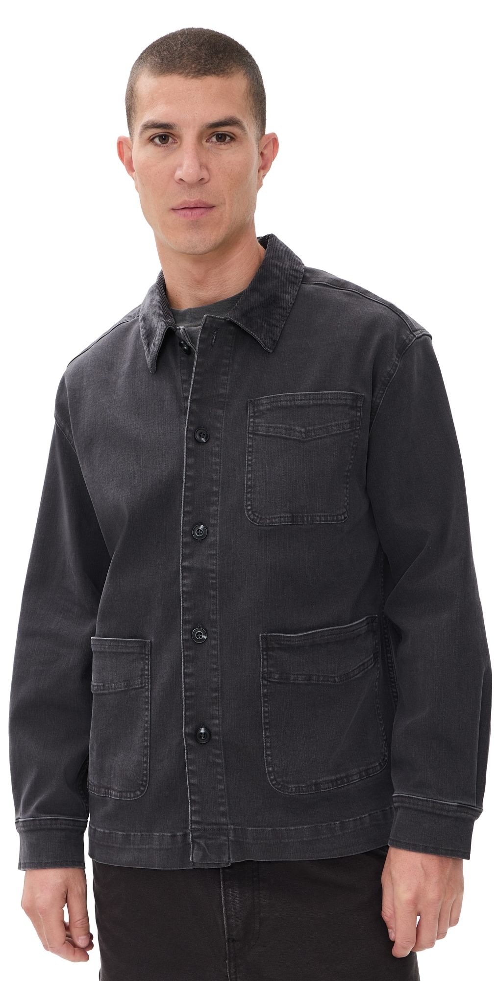 Fair Harbor Seaport Chore Jacket Black XL