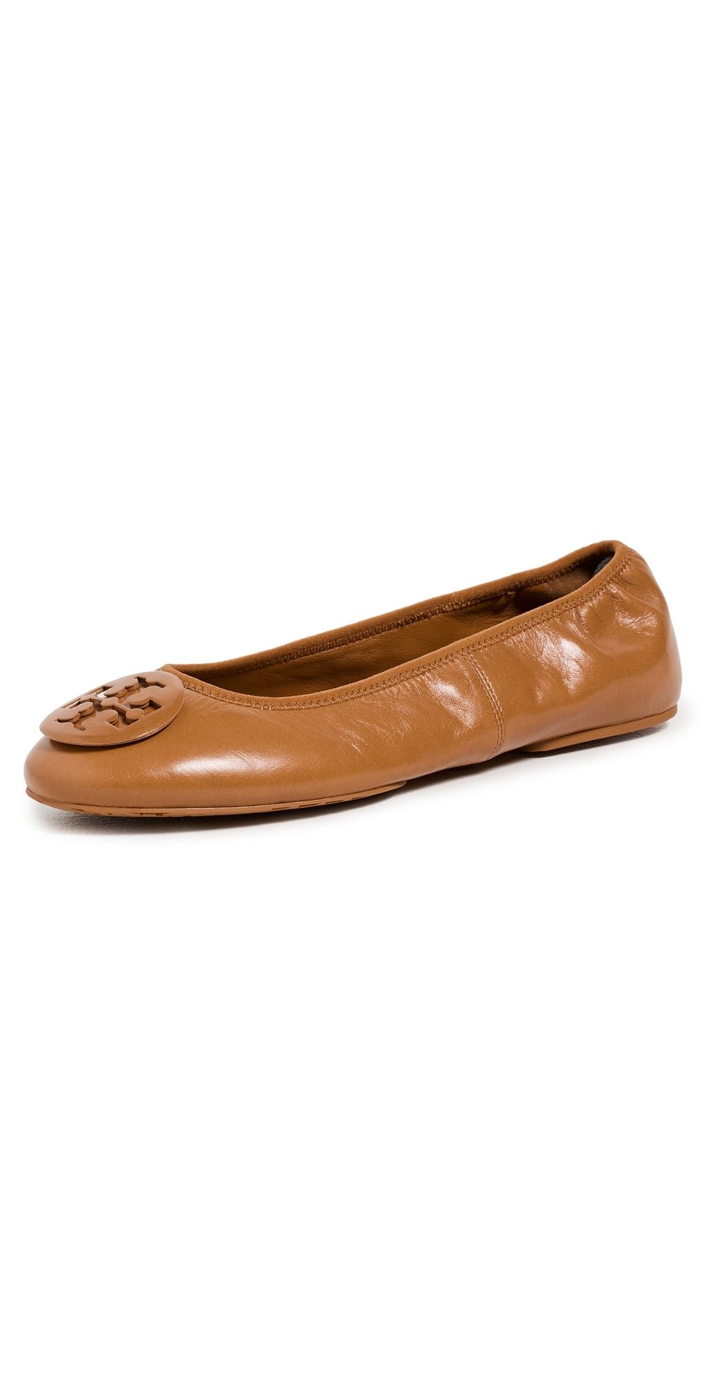 Tory Burch Reva Travel Ballet Flats Walnut/Walnut 10