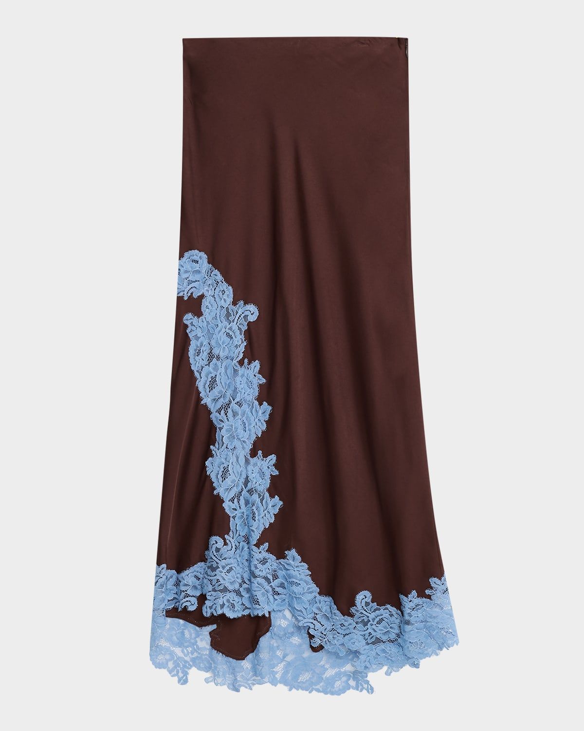 Olivia Crepe and Lace Midi Skirt