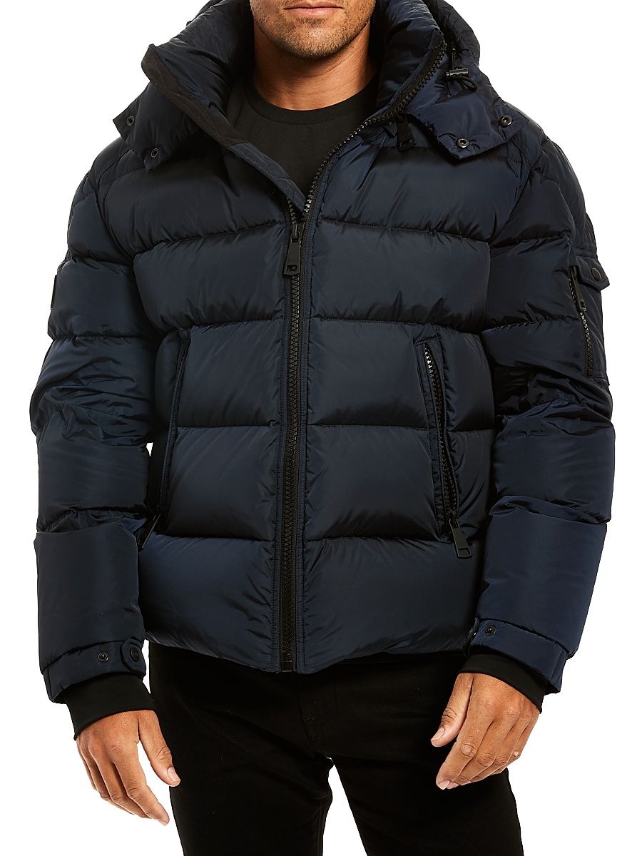 Men's Glacier Down Puffer Jacket - Navy - Size XL