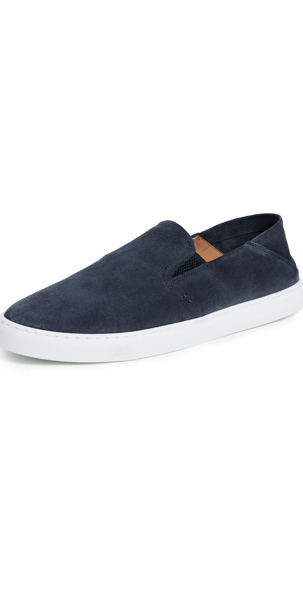 GREATS Reign Suede Slip Ons Navy 9.5
