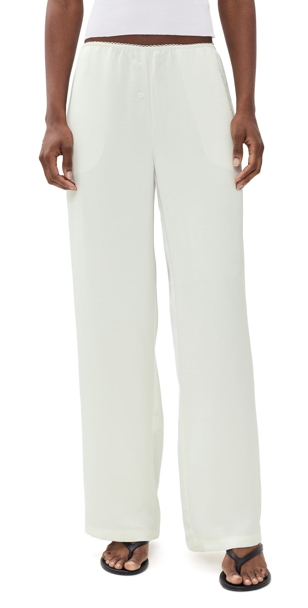 Lioness In Bloom Pants Porcelain XS