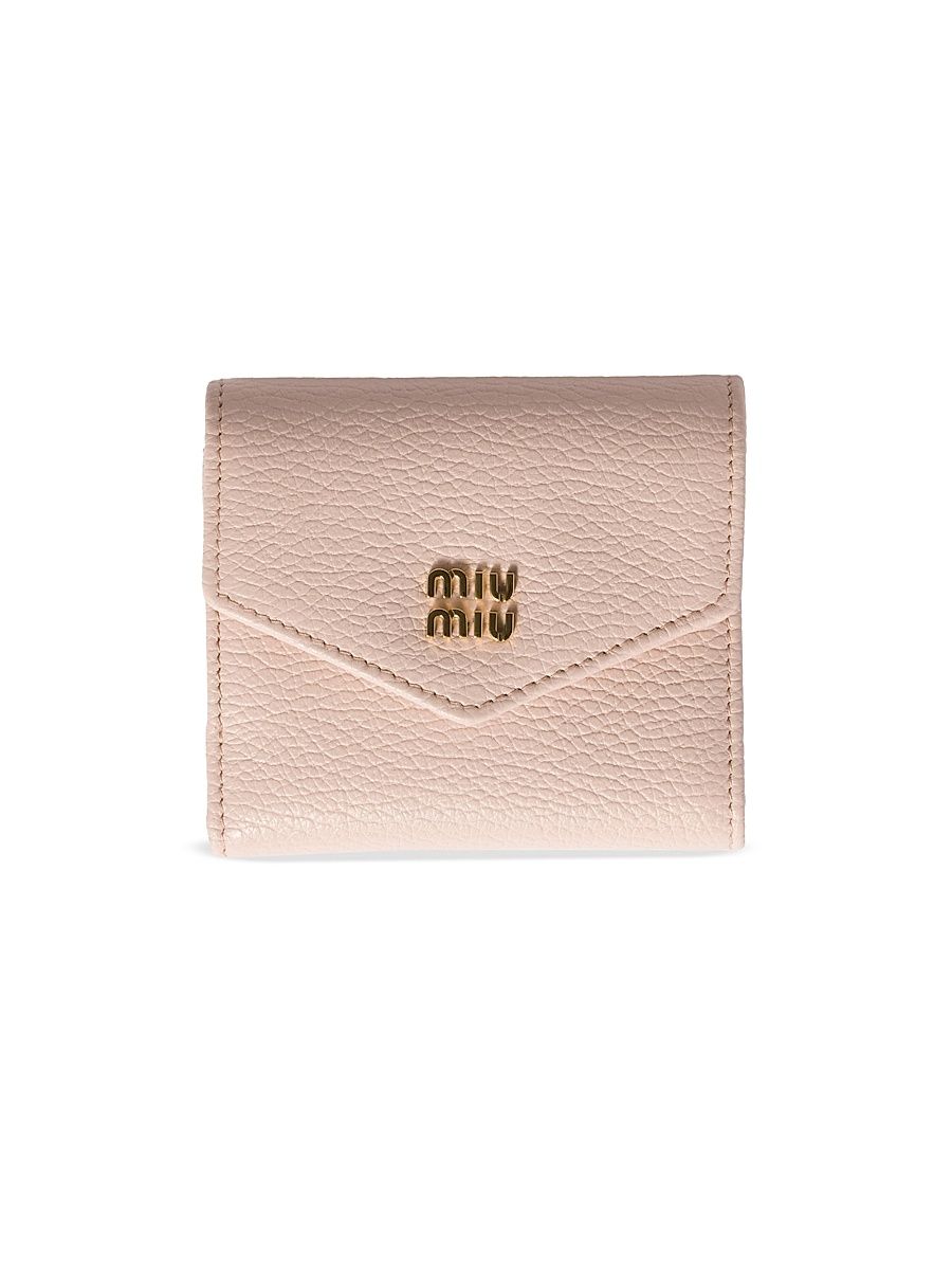 Women's Small Leather Wallet - Pink