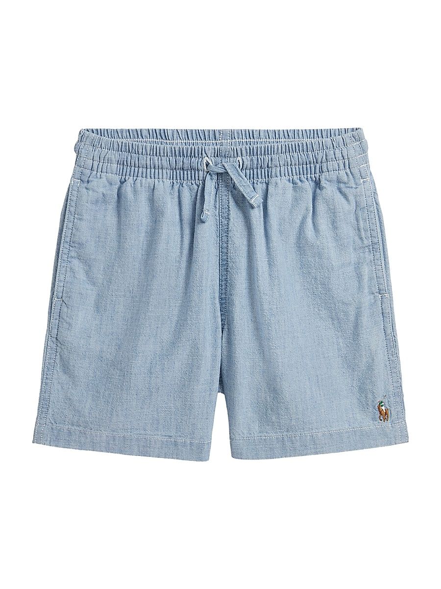 Little Boy's & Boy's Chambray Twill Shorts - Chambray - Size 8
