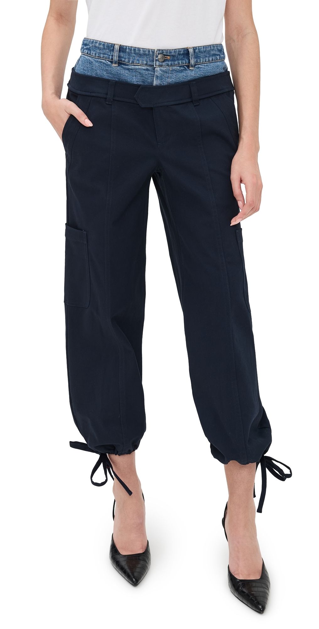 Cinq à Sept Combo Grayson Pants Navy/Blue Haze 14