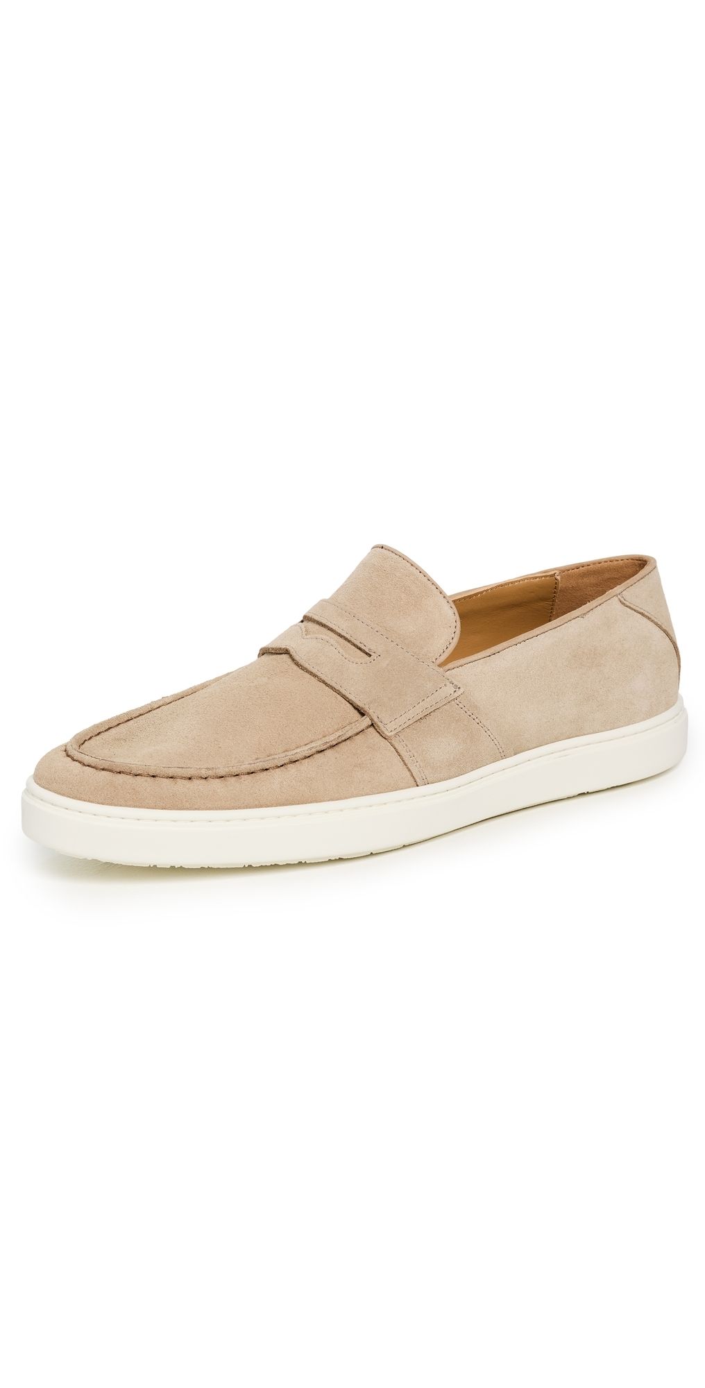 GREATS Paros Suede Slip Ons Sand 11.5