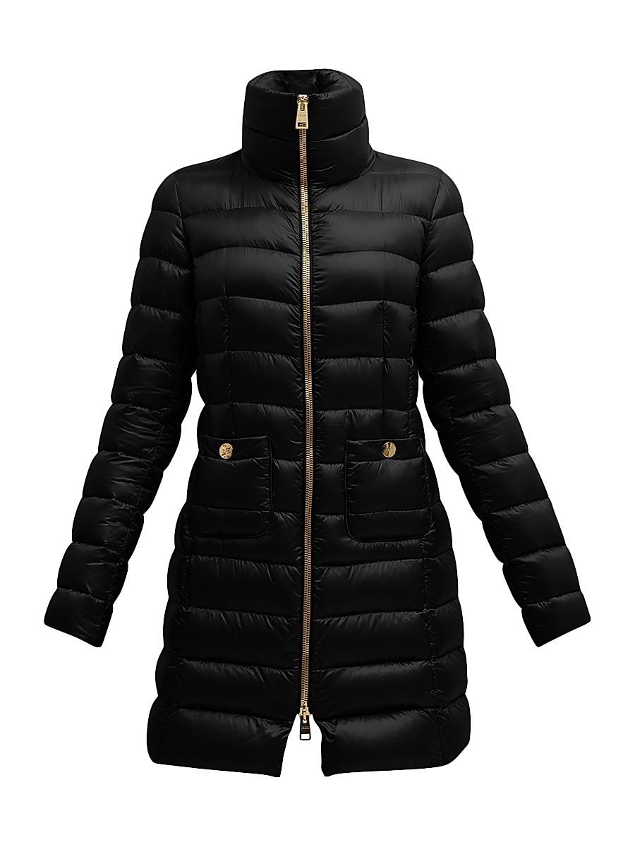 Women's Maria Ultralight Down Coat - Black - Size 12