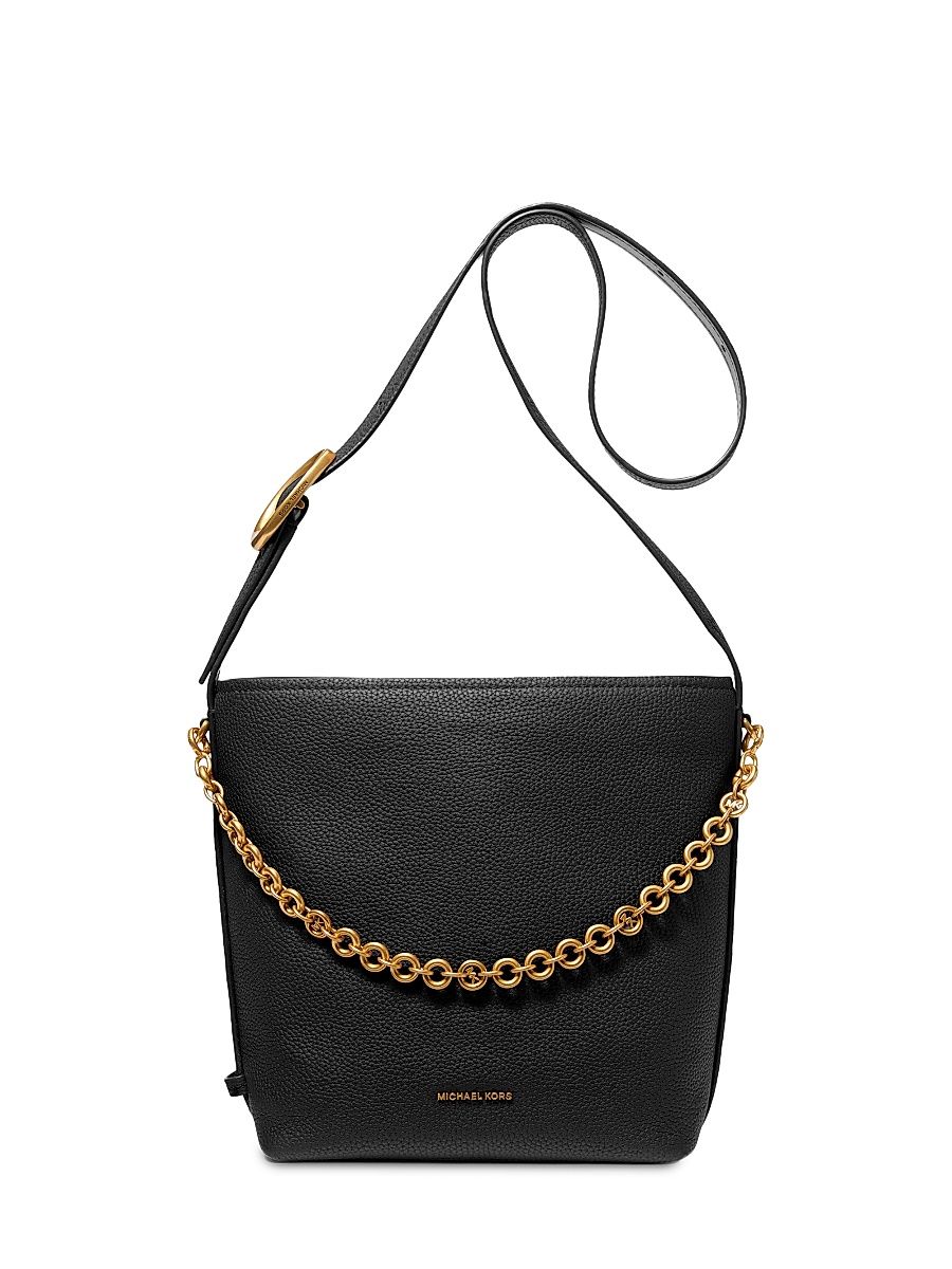 Women's Nolita Small Leather Bucket Bag - Black
