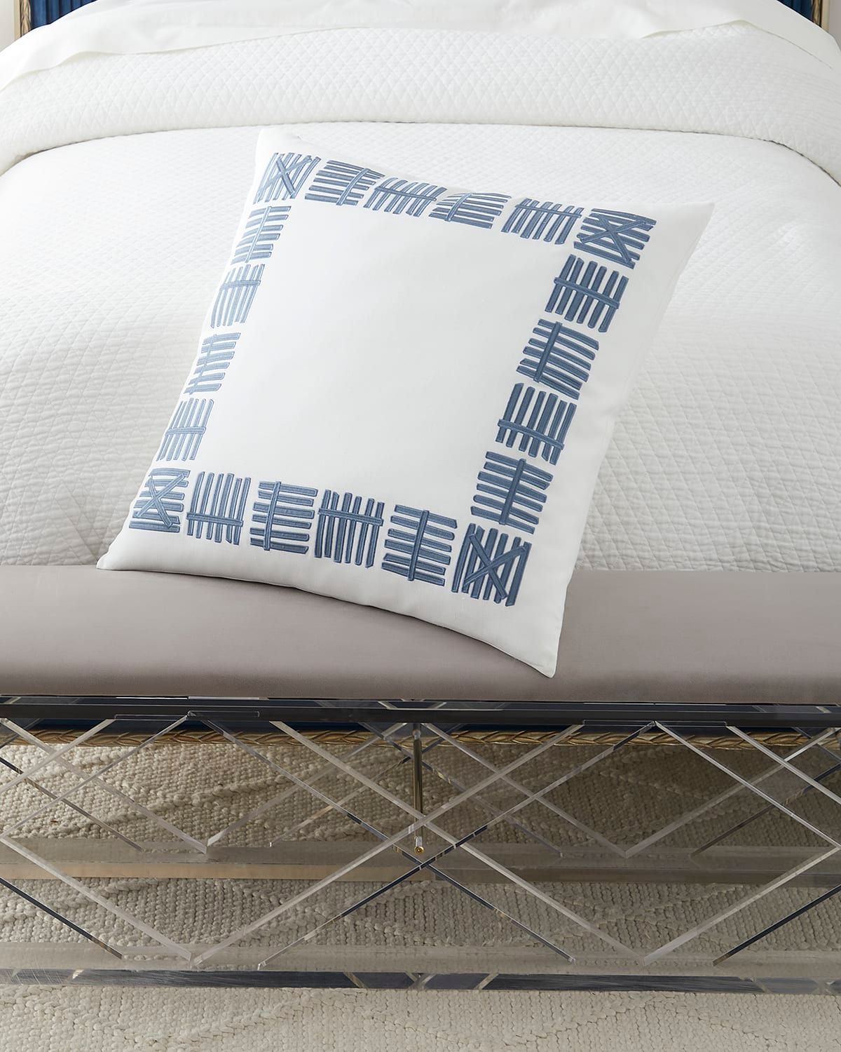 Andre Euro Border Pillow