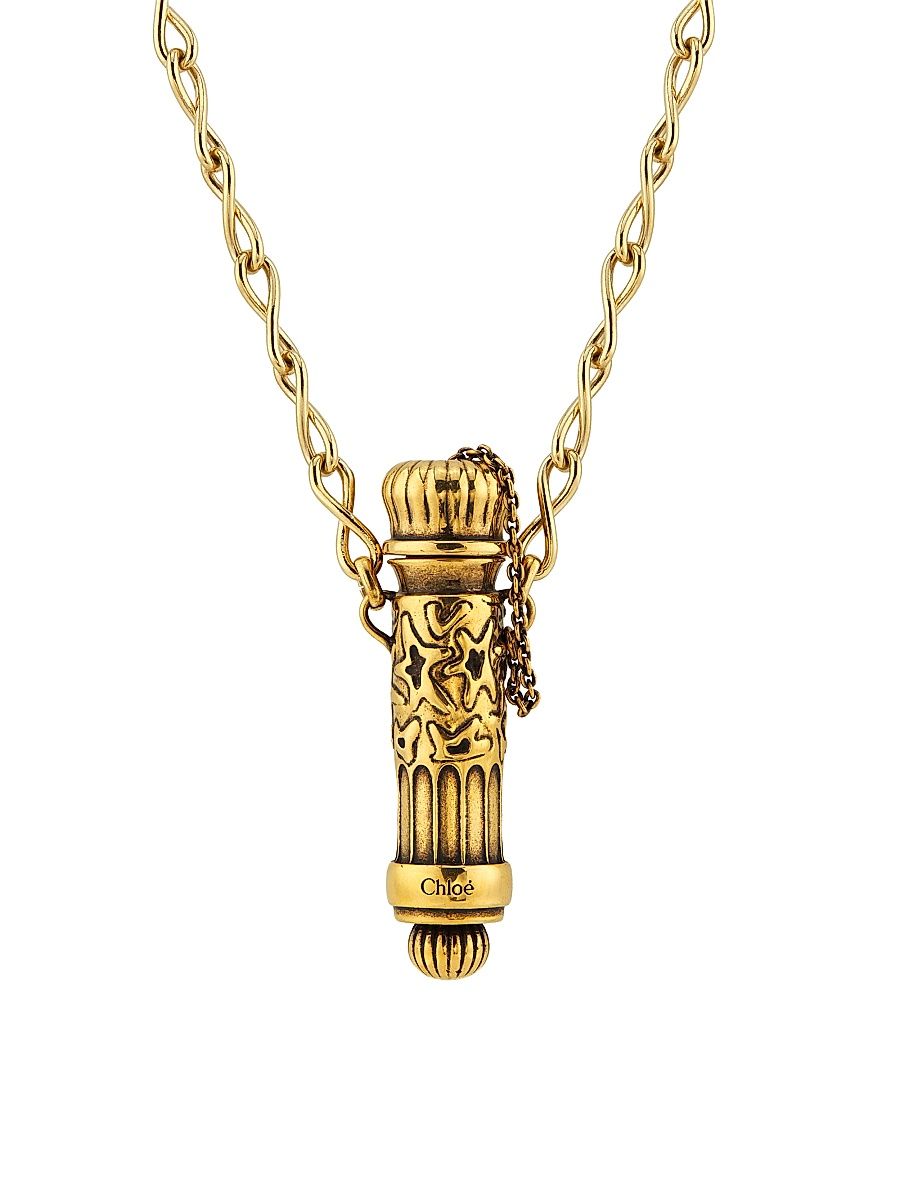 Women's Elixir Goldtone Pendant Necklace - Vintage Gold