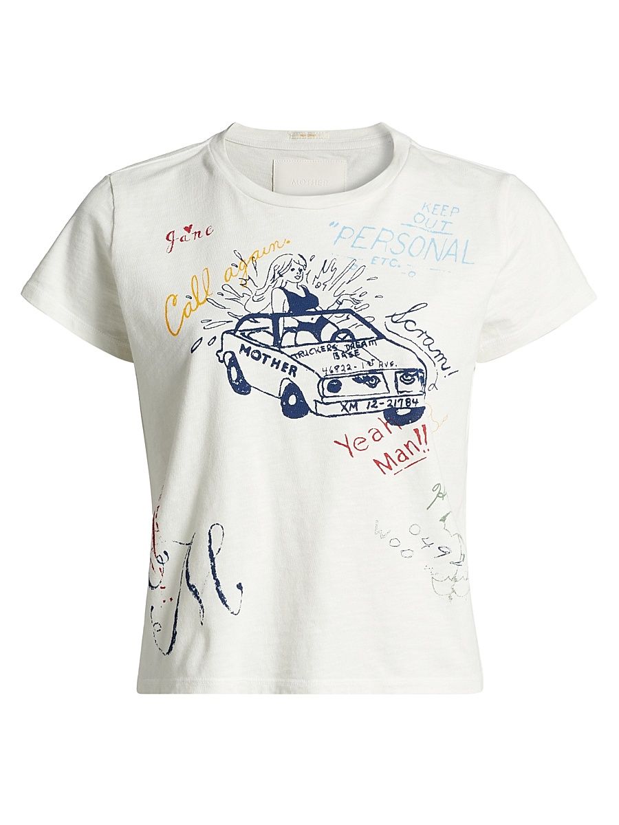 Women's The Lil Sinful Cotton T-Shirt - Keep Out - Size Large